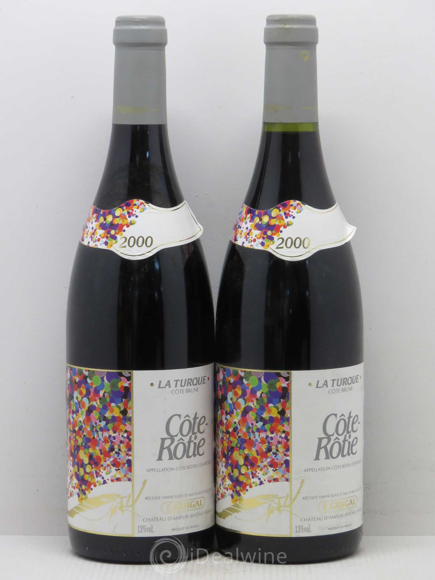 Côte-Rôtie La Turque Guigal 2000 - Lot de 2 bouteilles - 0