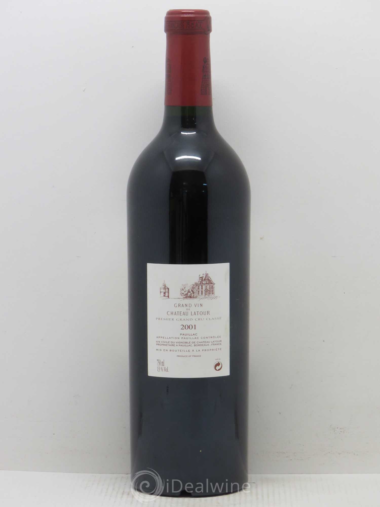 Château Latour 1er Grand Cru Classé 2001 - Lot de 1 bouteille - 1
