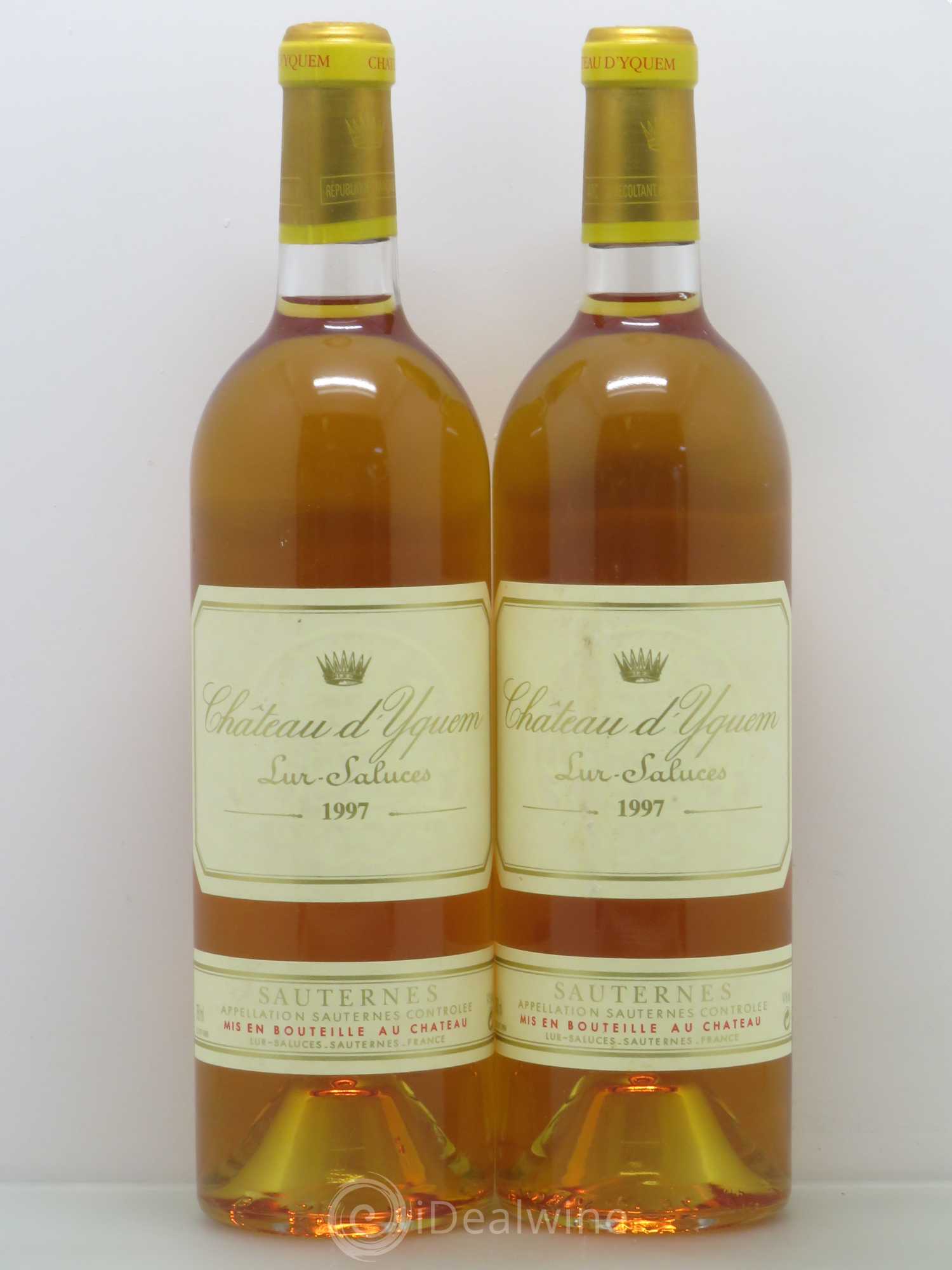 Château d' Yquem 1er Cru Classé Supérieur 1997 - Lotto di 2 bottiglie - 0