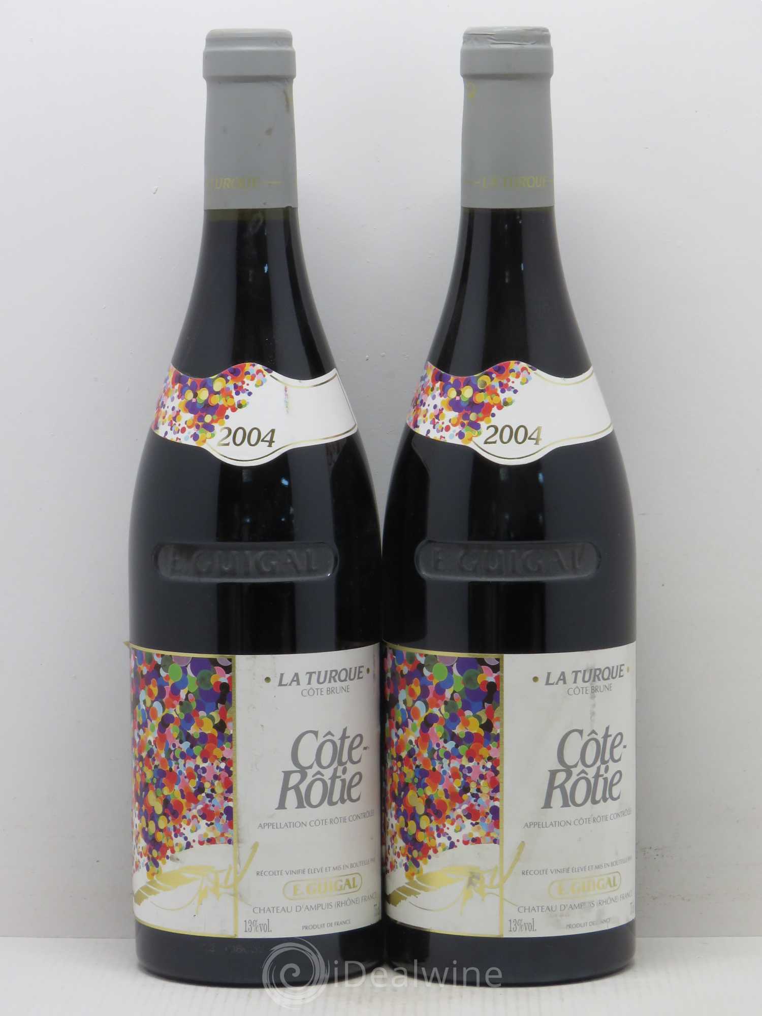 Côte-Rôtie La Turque Guigal 2004 - Lot de 2 bouteilles - 0