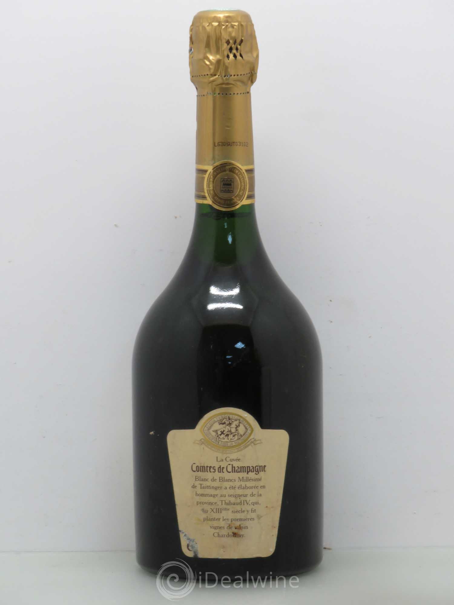 Comtes de Champagne Taittinger 1988 - Lot de 1 bouteille - 1