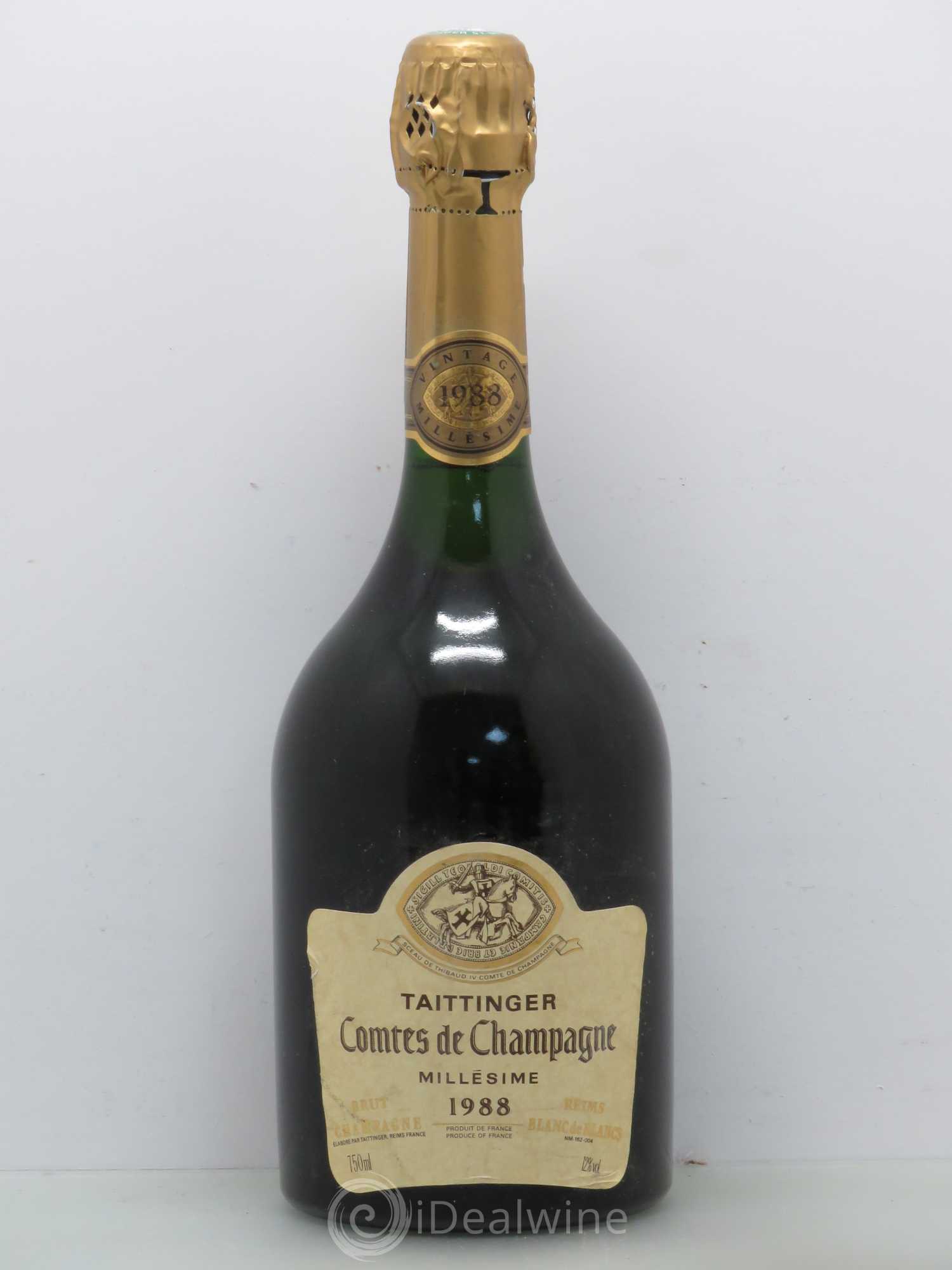 Comtes de Champagne Taittinger 1988 - Lot de 1 bouteille - 0