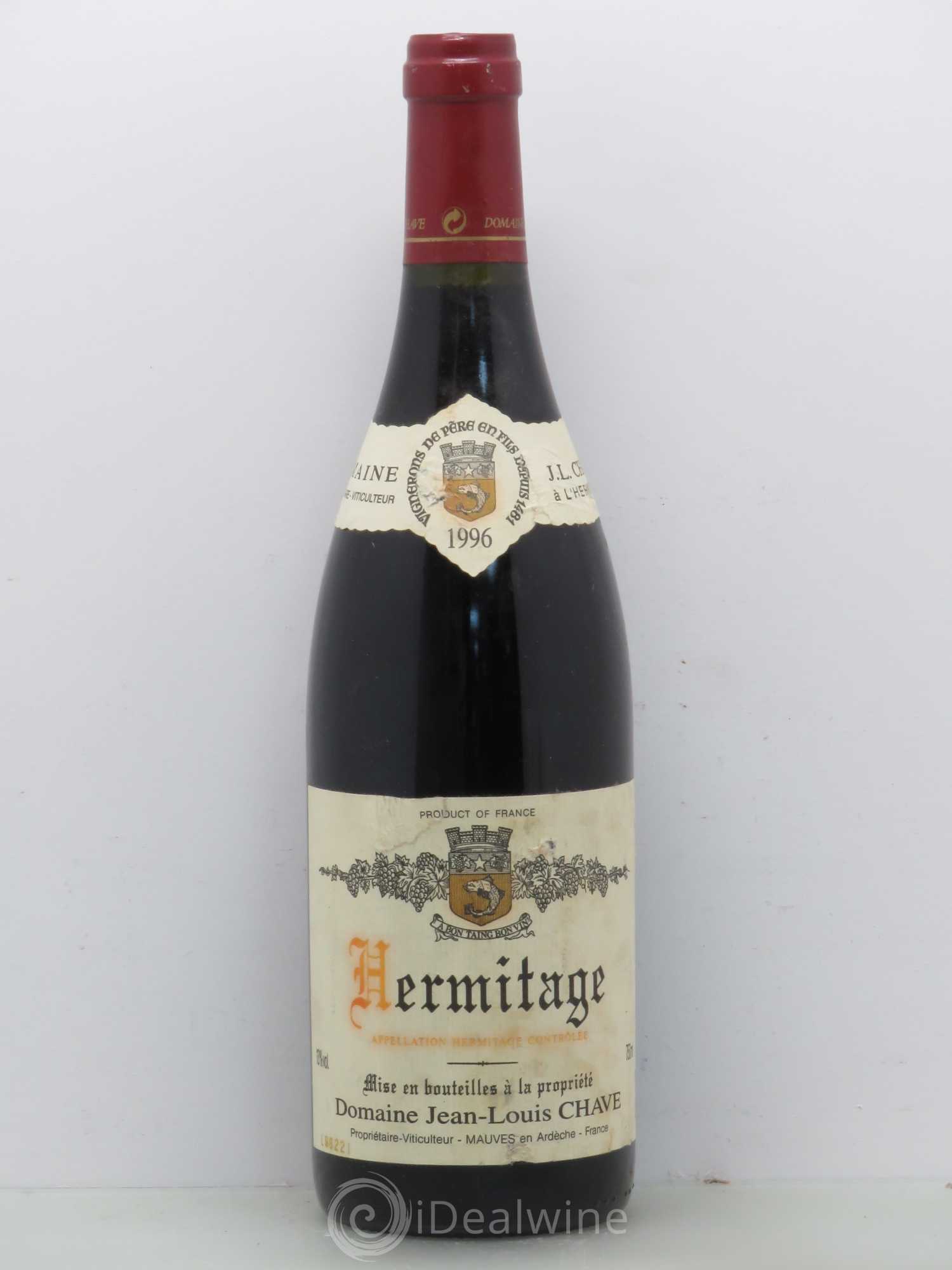 Hermitage Jean-Louis Chave 1996 - Lot de 1 bouteille - 0