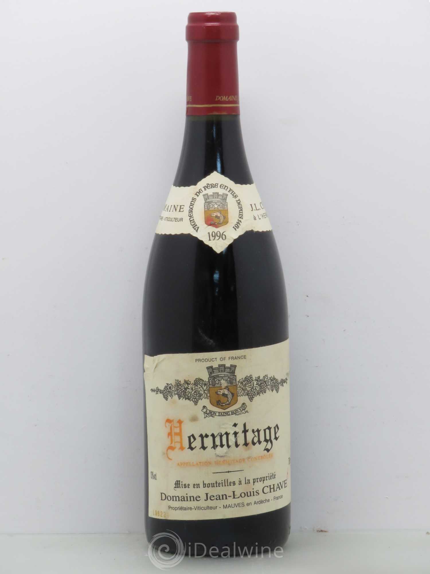 Hermitage Jean-Louis Chave 1996 - Lot de 1 bouteille - 0