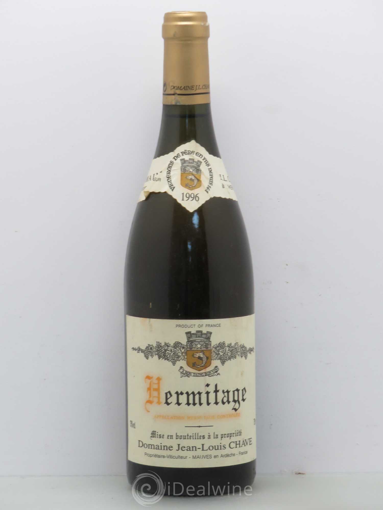 Hermitage Jean-Louis Chave 1996 - Lot de 1 bouteille - 0