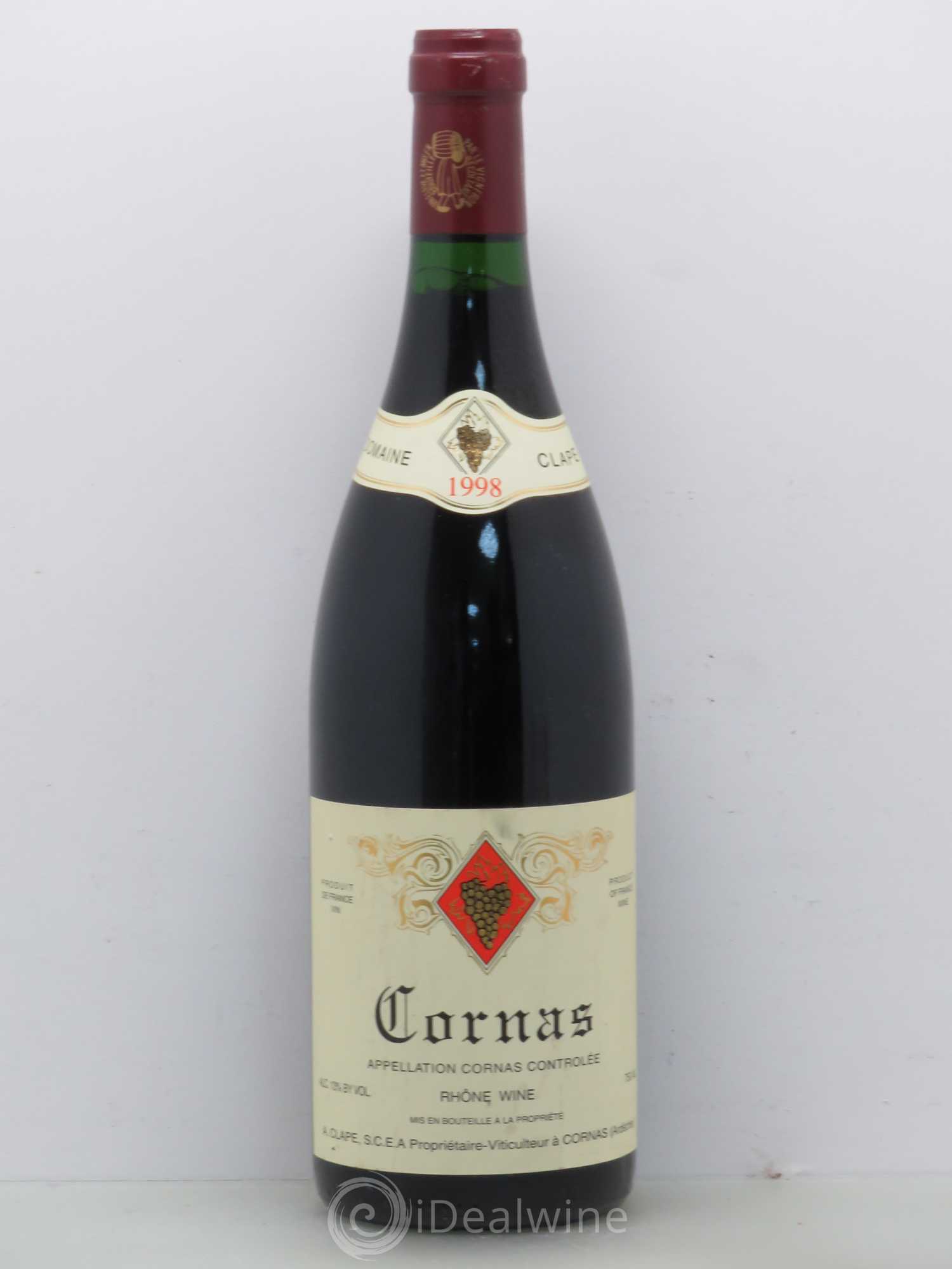 Cornas Auguste Clape 1998 - Lot de 1 bouteille - 0