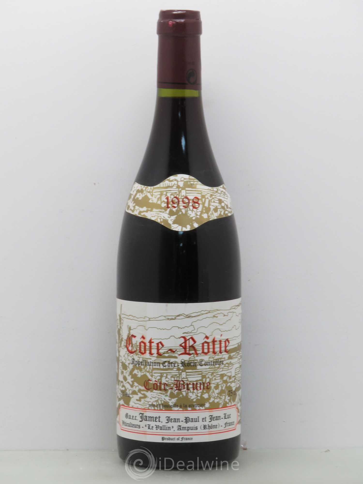 Côte-Rôtie Côte Brune Jamet (Domaine) 1998 - Lot de 1 bouteille - 0