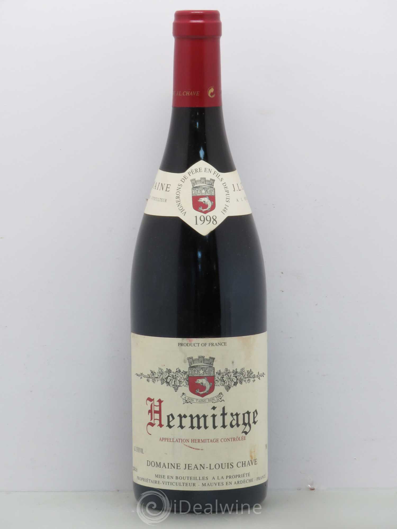Hermitage Jean-Louis Chave 1998 - Lot de 1 bouteille - 0