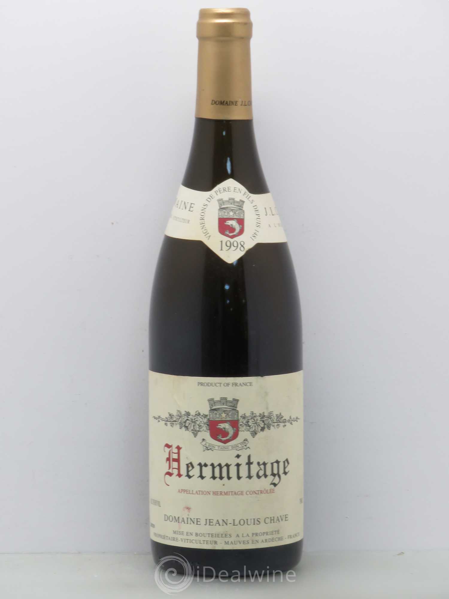 Hermitage Jean-Louis Chave 1998 - Lot de 1 bouteille - 0