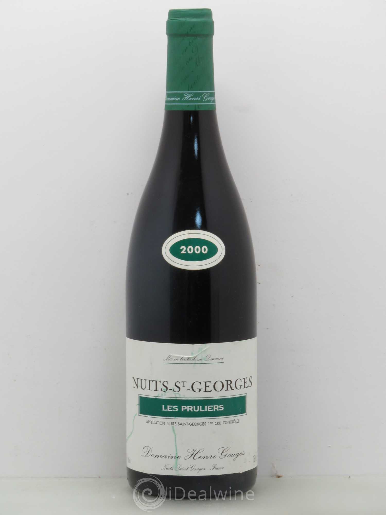 Nuits-Saint-Georges 1er Cru Les Pruliers Henri Gouges 2000 - Lot de 1 bouteille - 0