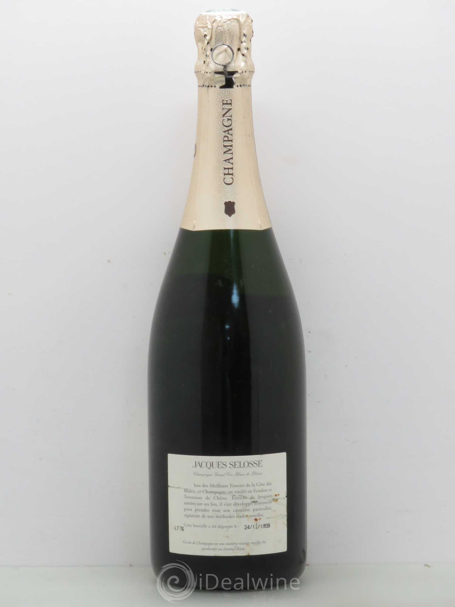 Champagne Jacques Selosse Grand Cru Blanc de Blancs 1988 - Posten von 1 Flasche - 1