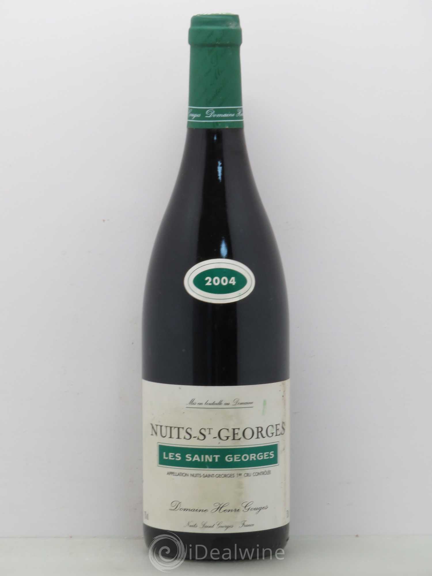 Nuits-Saint-Georges 1er Cru Les Saints Georges Henri Gouges 2004 - Lot de 1 bouteille - 0