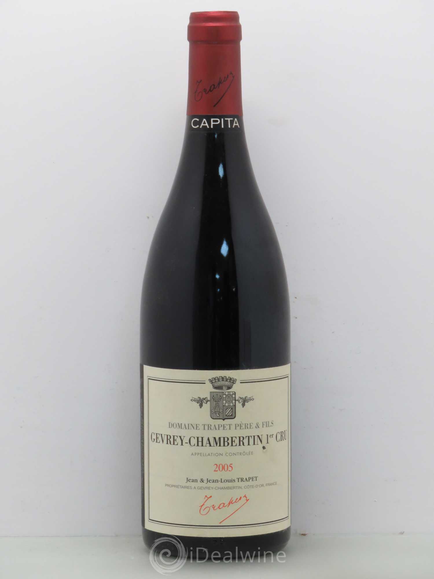 Gevrey-Chambertin 1er Cru Capita Domaine Trapet 2005 - Lot de 1 bouteille - 0
