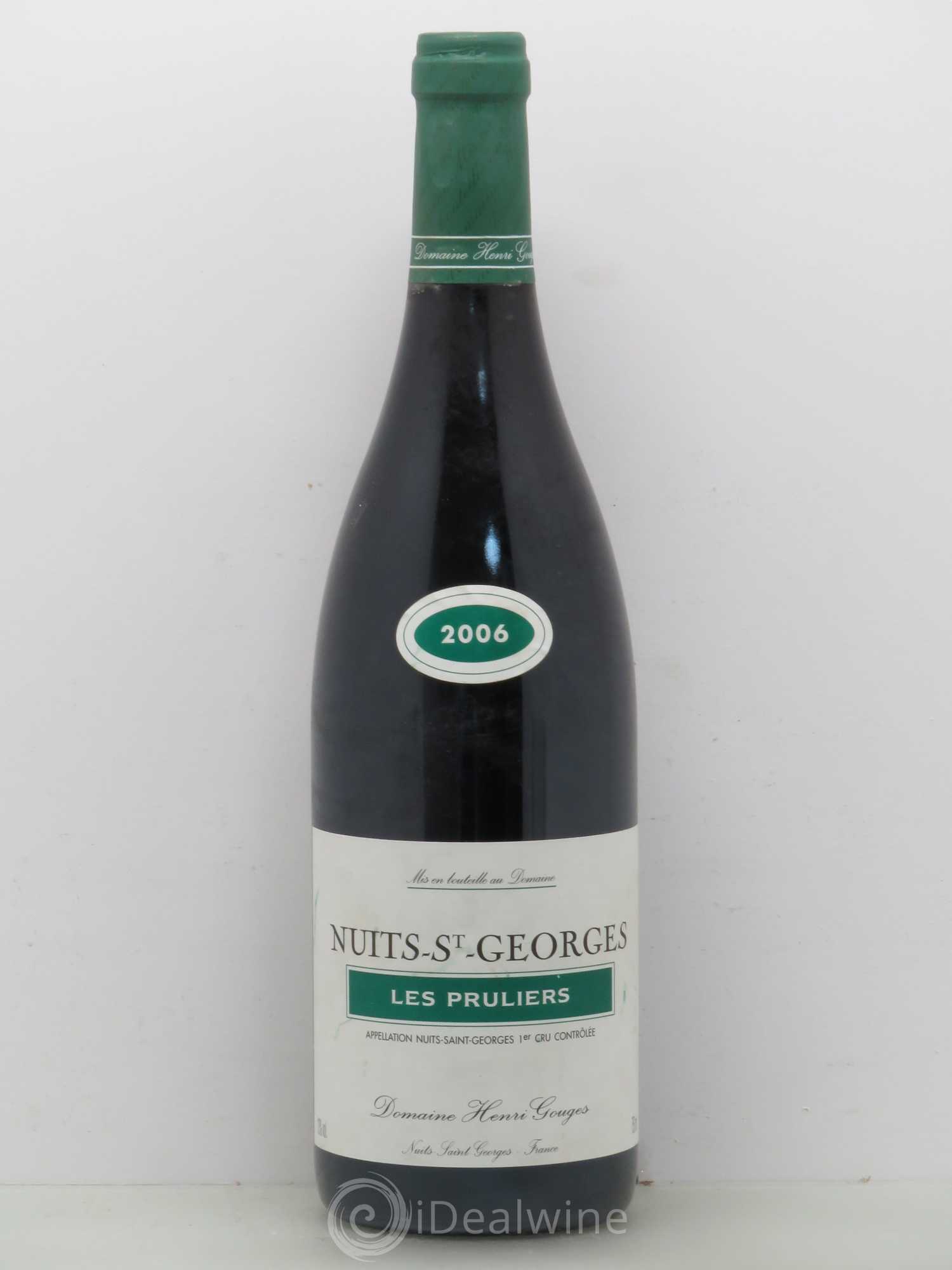 Nuits-Saint-Georges 1er Cru Les Pruliers Henri Gouges 2006 - Lot de 1 bouteille - 0