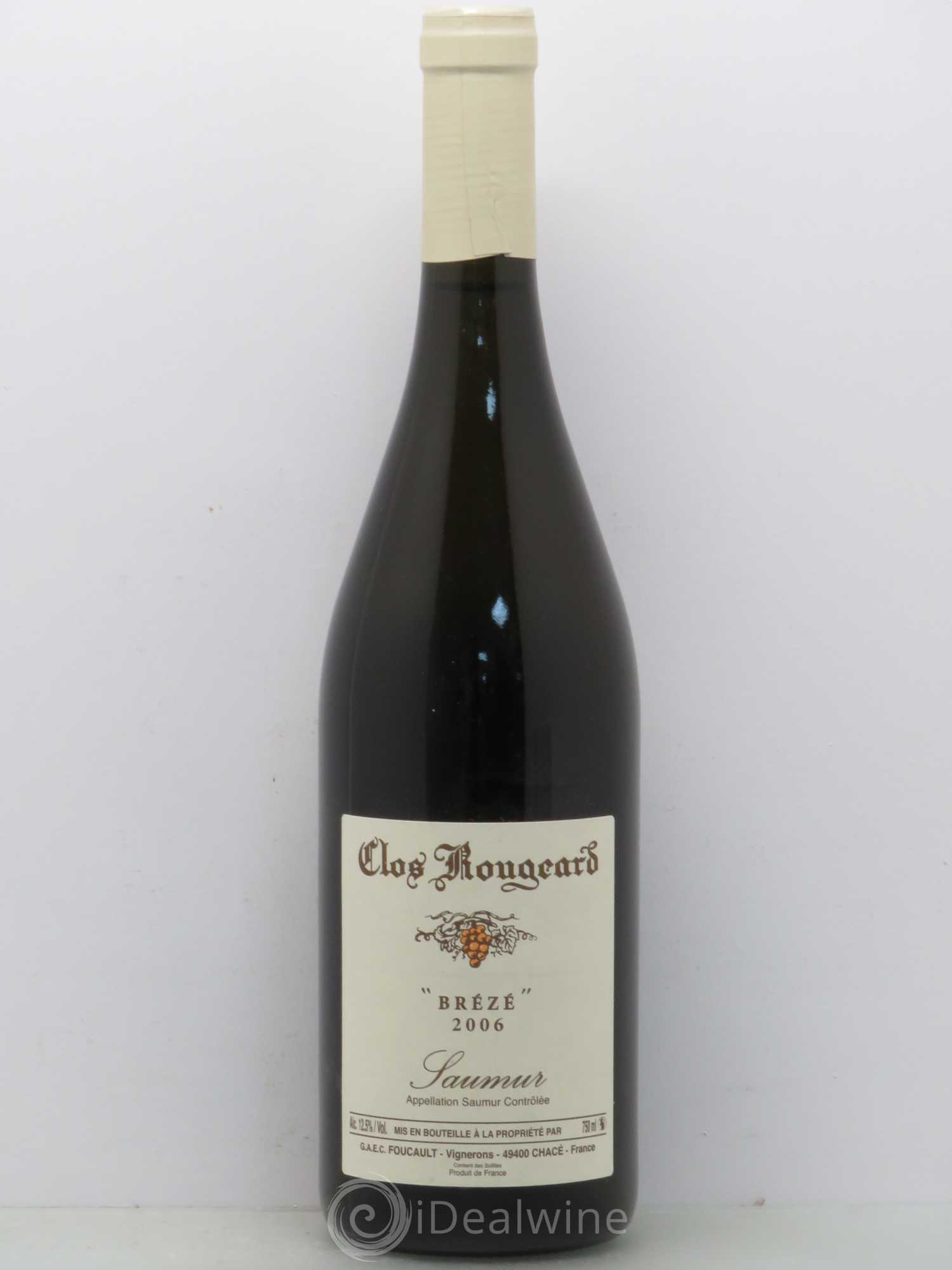 Saumur Brézé Clos Rougeard 2006 - Lot de 1 bouteille - 0