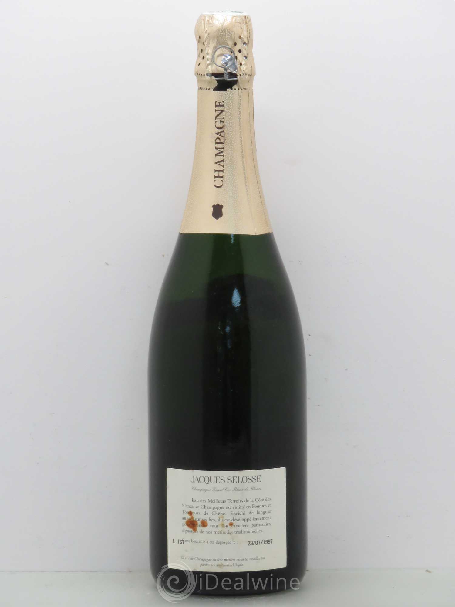 Champagne Jacques Selosse Grand Cru Blanc de Blancs 1989 - Posten von 1 Flasche - 1