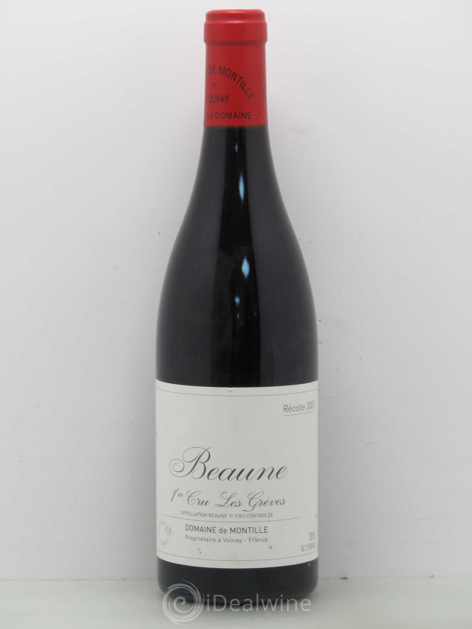 Beaune 1er Cru Les Grèves De Montille (Domaine) 2007 - Lot de 1 bouteille - 0