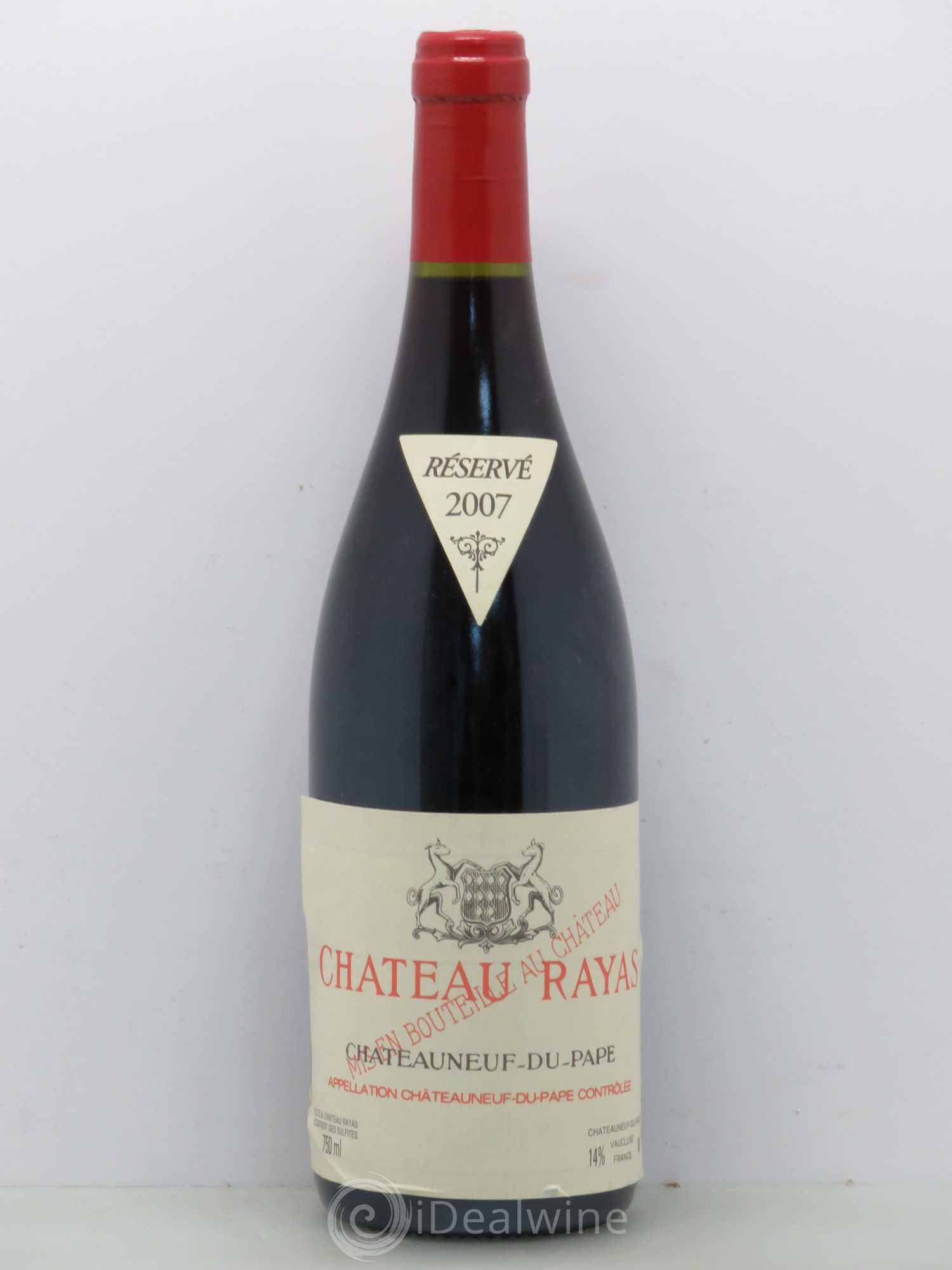 Châteauneuf-du-Pape Château Rayas Emmanuel Reynaud 2007 - Lot de 1 bouteille - 0