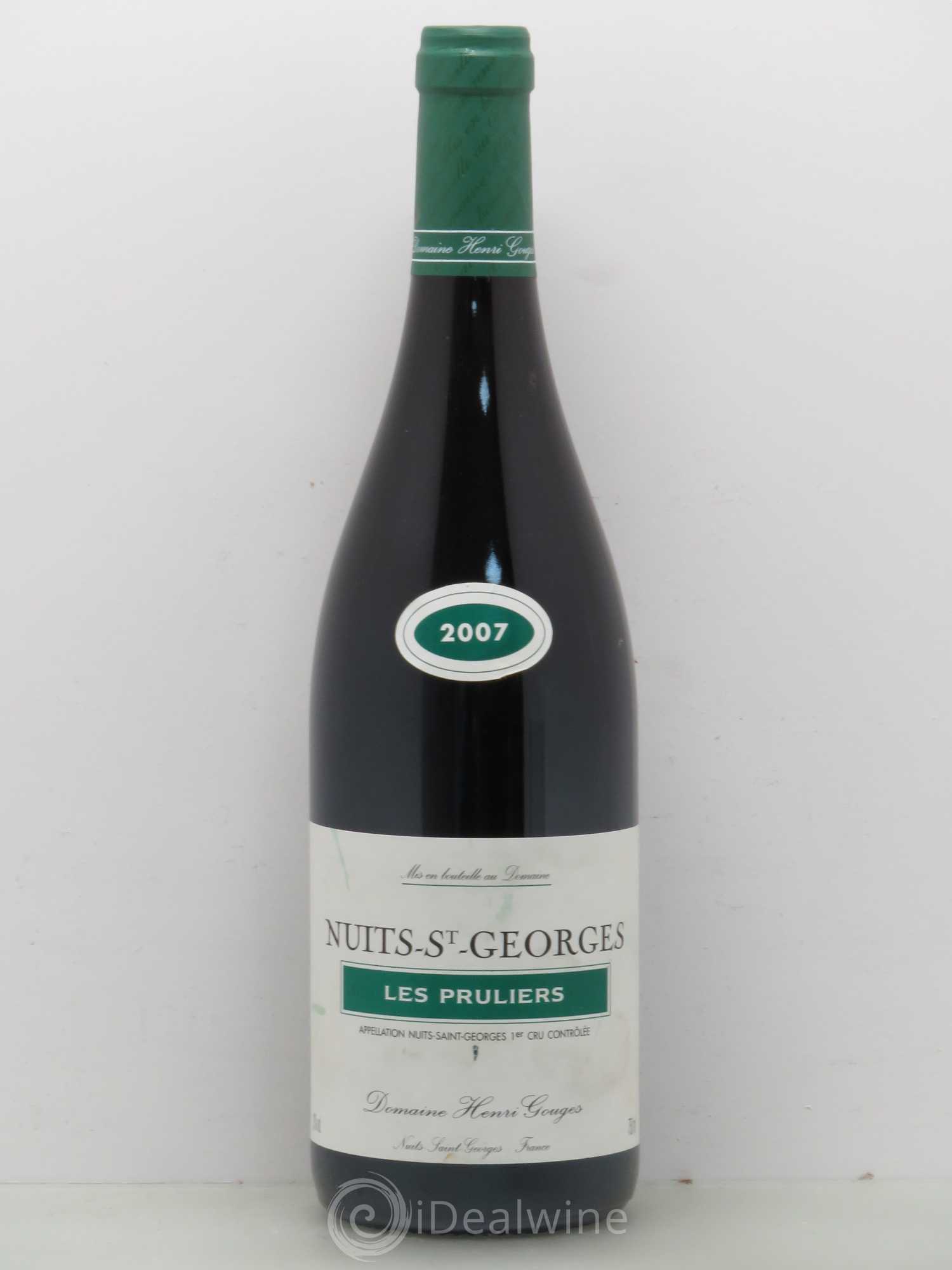 Nuits-Saint-Georges 1er Cru Les Pruliers Henri Gouges 2007 - Lot of 1 bottle - 0
