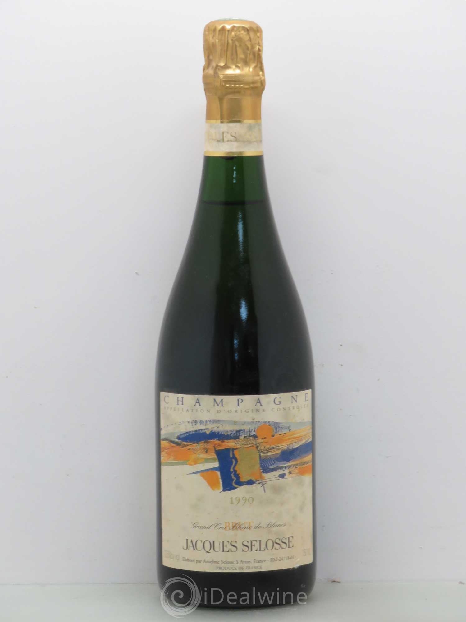 Champagne Jacques Selosse Grand Cru Blanc de Blancs 1990 - Posten von 1 Flasche - 0