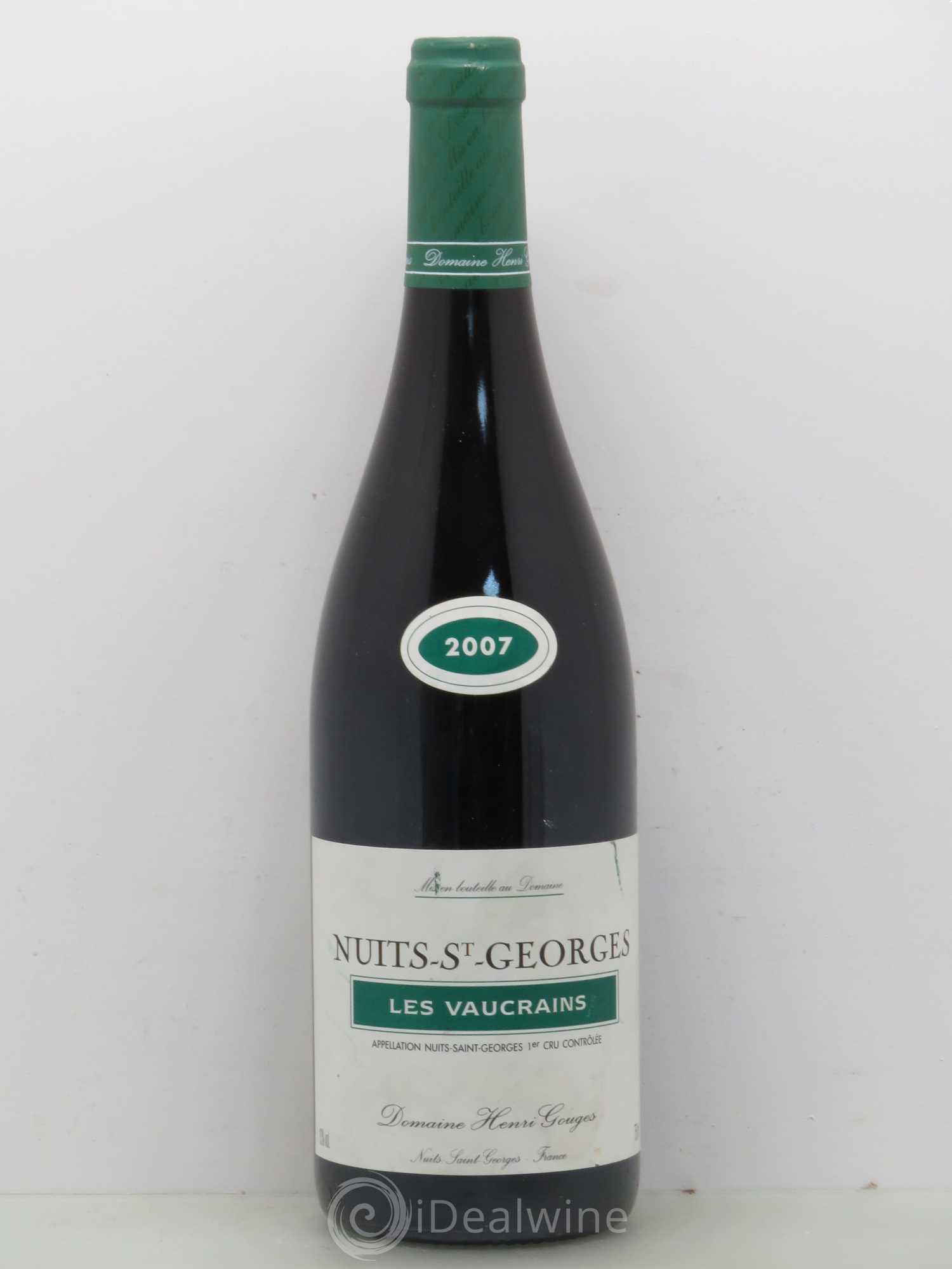 Nuits-Saint-Georges 1er Cru Les Vaucrains Henri Gouges 2007 - Posten von 1 Flasche - 0