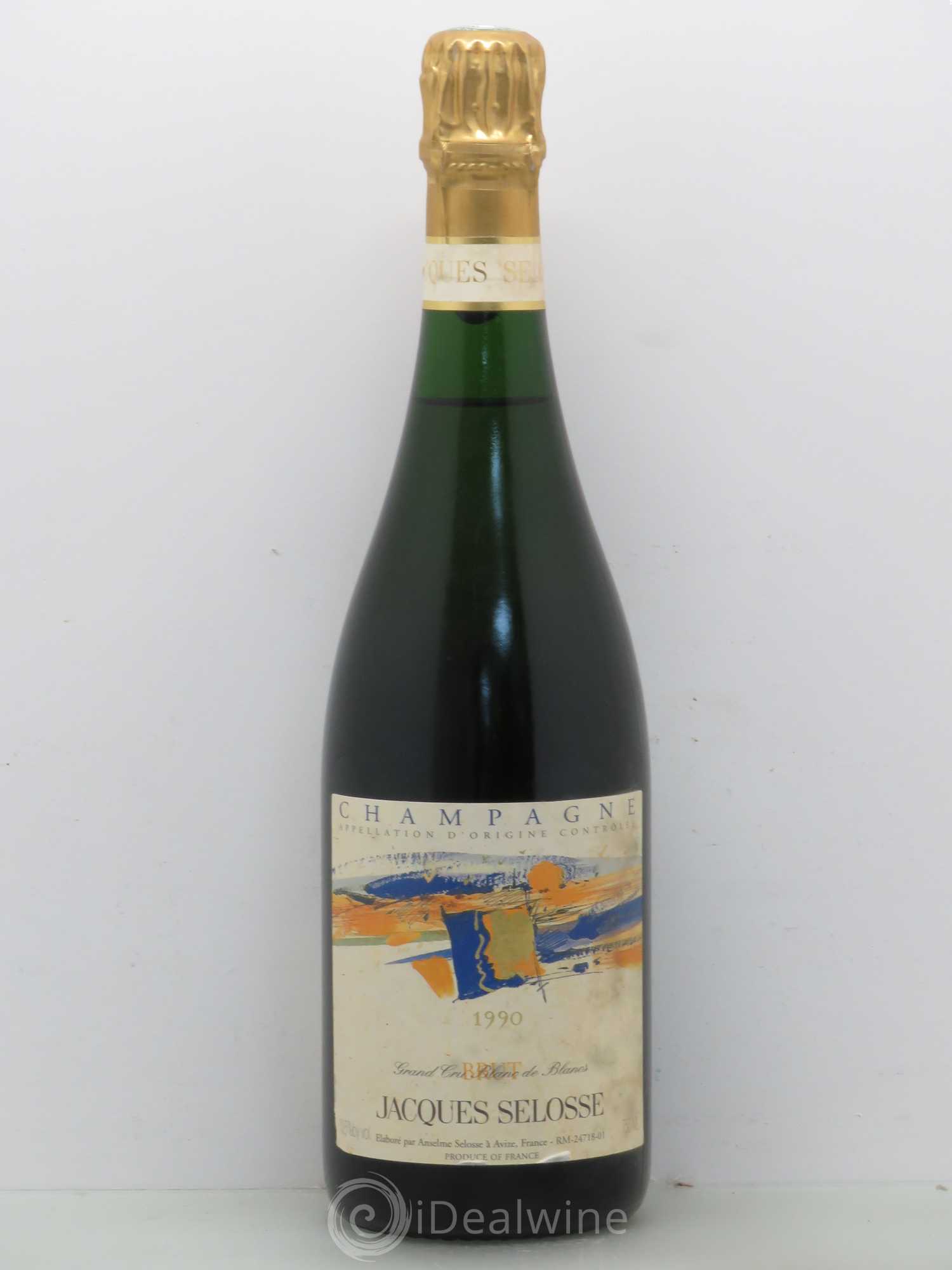 Champagne Jacques Selosse Grand Cru Blanc de Blancs 1990 - Posten von 1 Flasche - 0