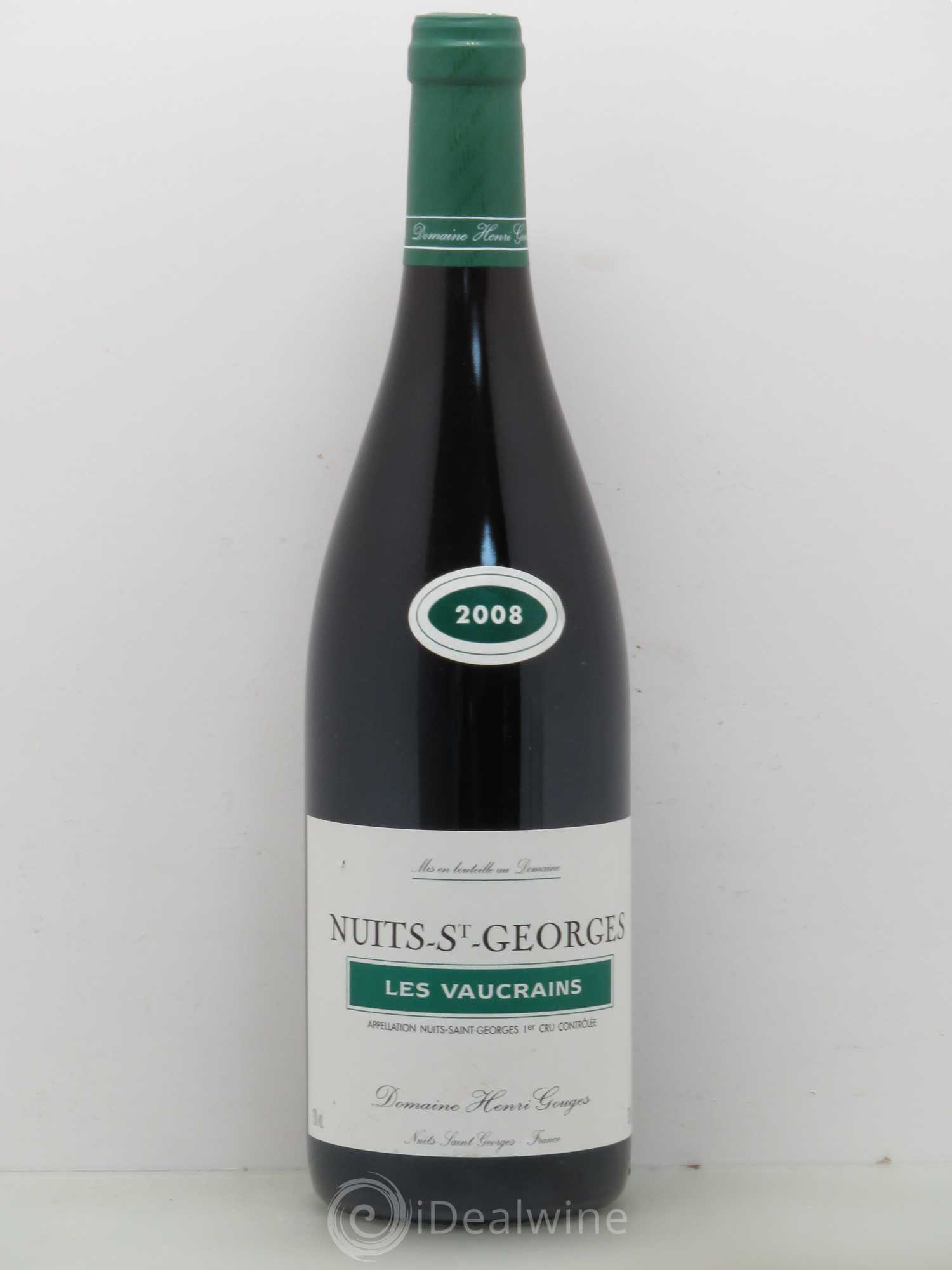 Nuits-Saint-Georges 1er Cru Les Vaucrains Henri Gouges 2008 - Posten von 1 Flasche - 0