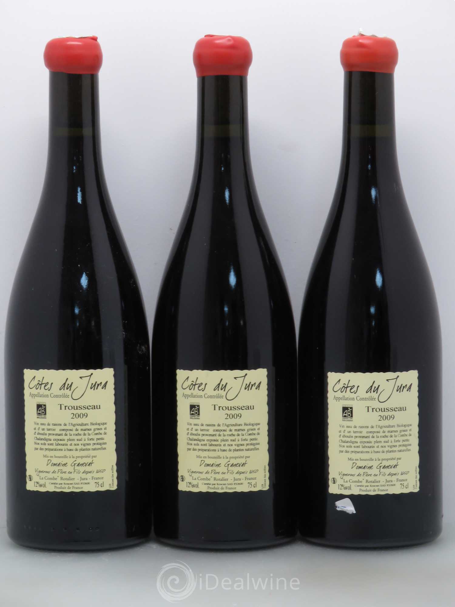 Côtes du Jura Plein Sud Jean-François Ganevat (Domaine) 2009 - Lot de 3 bouteilles - 1