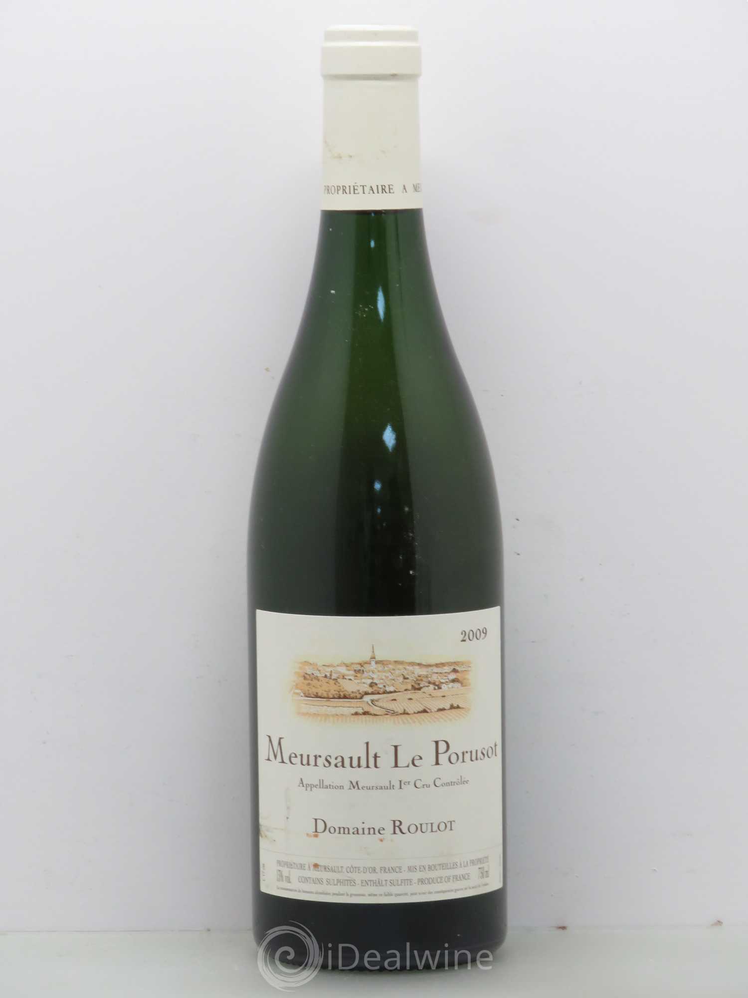 Meursault 1er Cru Le Porusot Roulot (Domaine) 2009 - Lot de 1 bouteille - 0