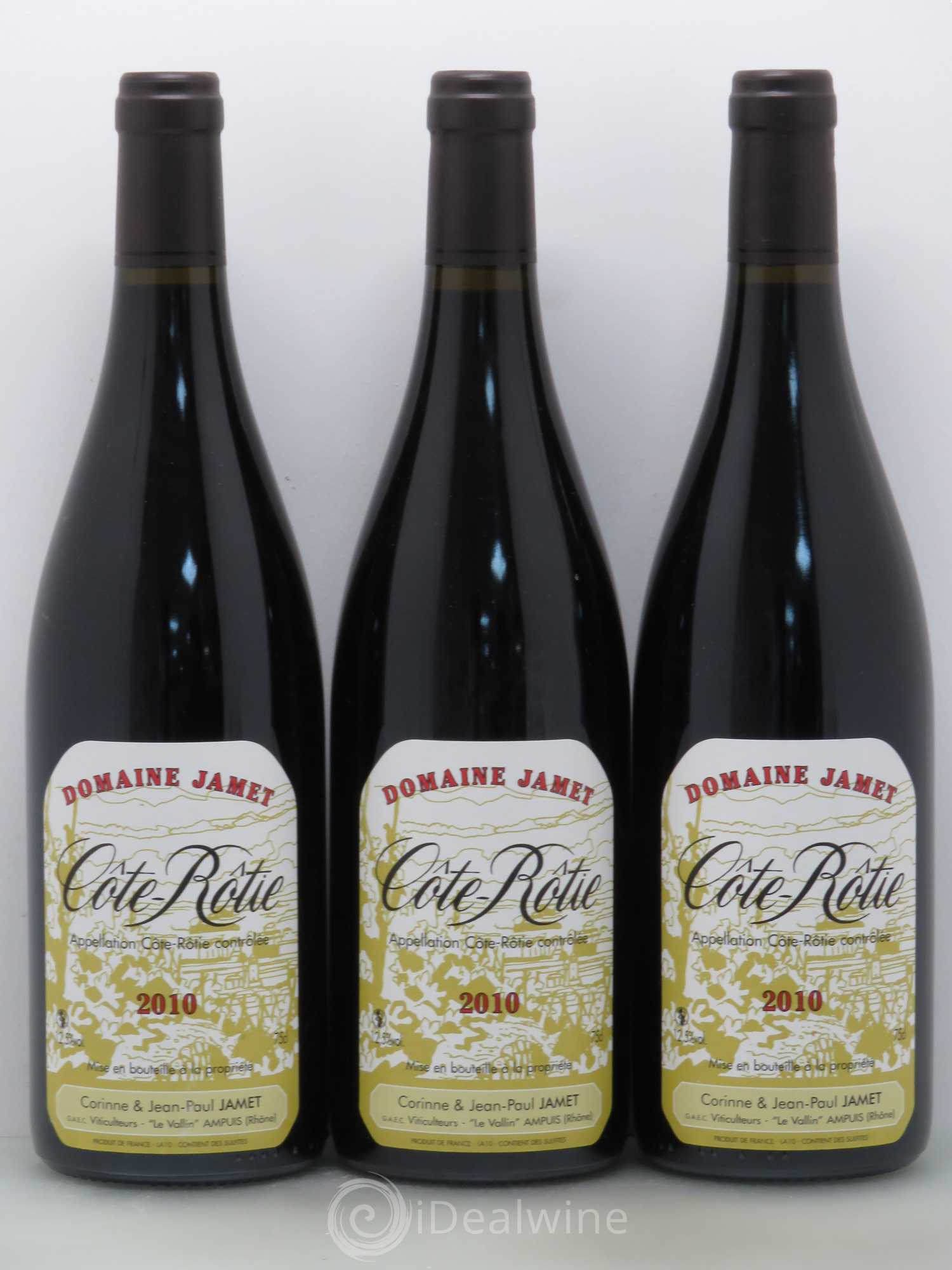 Côte-Rôtie Jamet (Domaine) 2010 - Lot de 3 bouteilles - 0