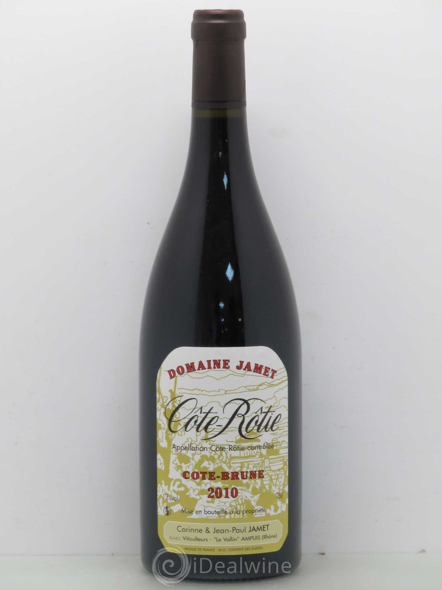 Côte-Rôtie Côte Brune Jamet (Domaine) 2010 - Lot de 1 bouteille - 0