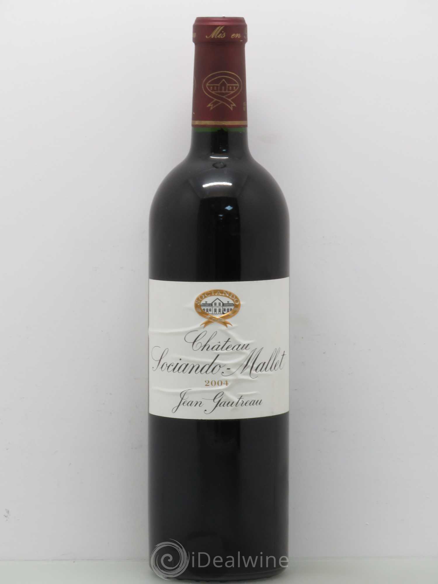 Château Sociando Mallet 2004 - Lot de 1 bouteille - 0