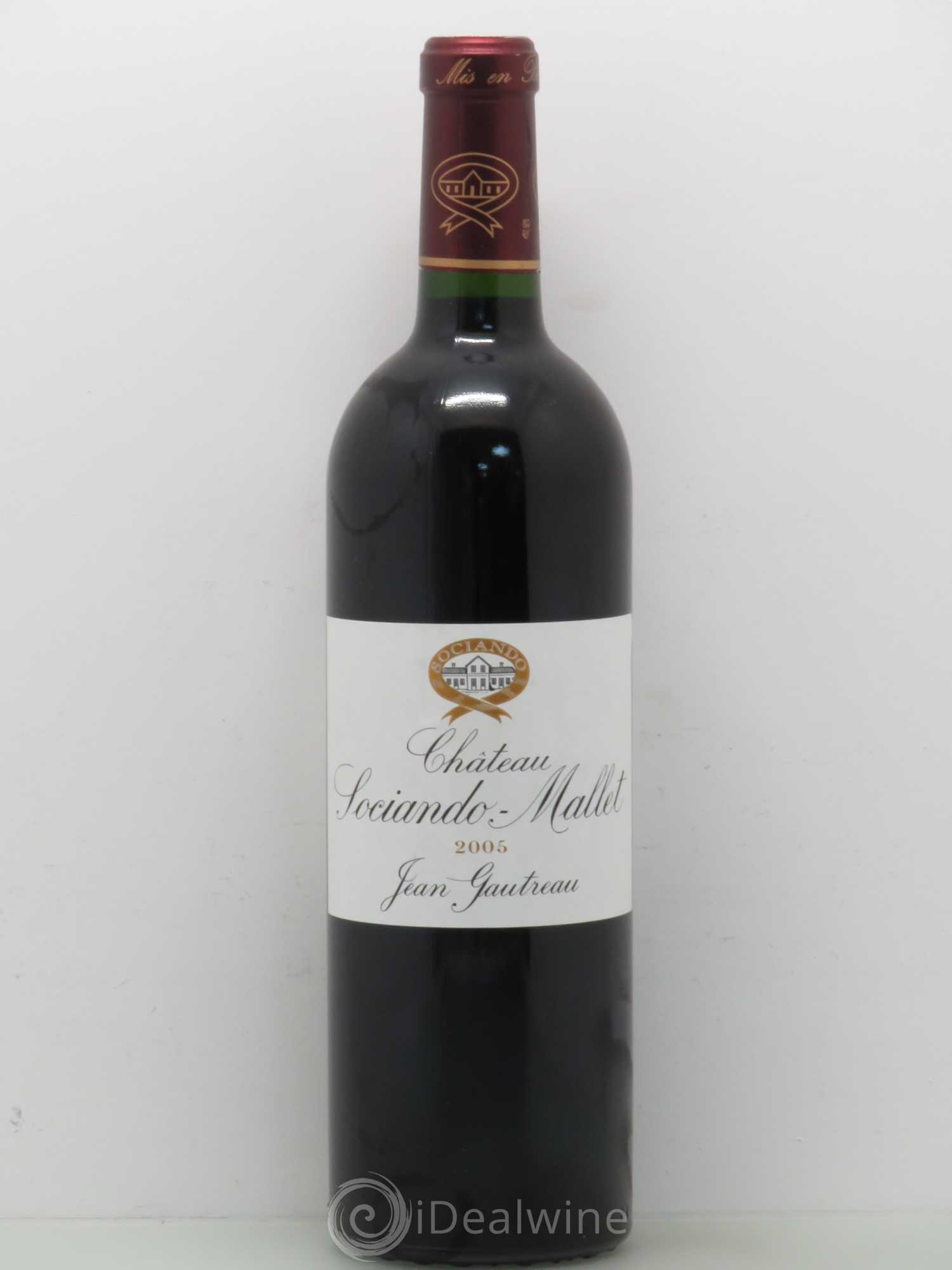 Château Sociando Mallet 2005 - Lot de 1 bouteille - 0