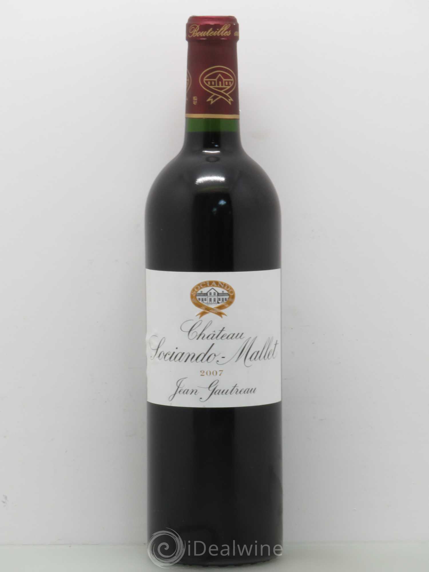 Château Sociando Mallet 2007 - Lot de 1 bouteille - 0