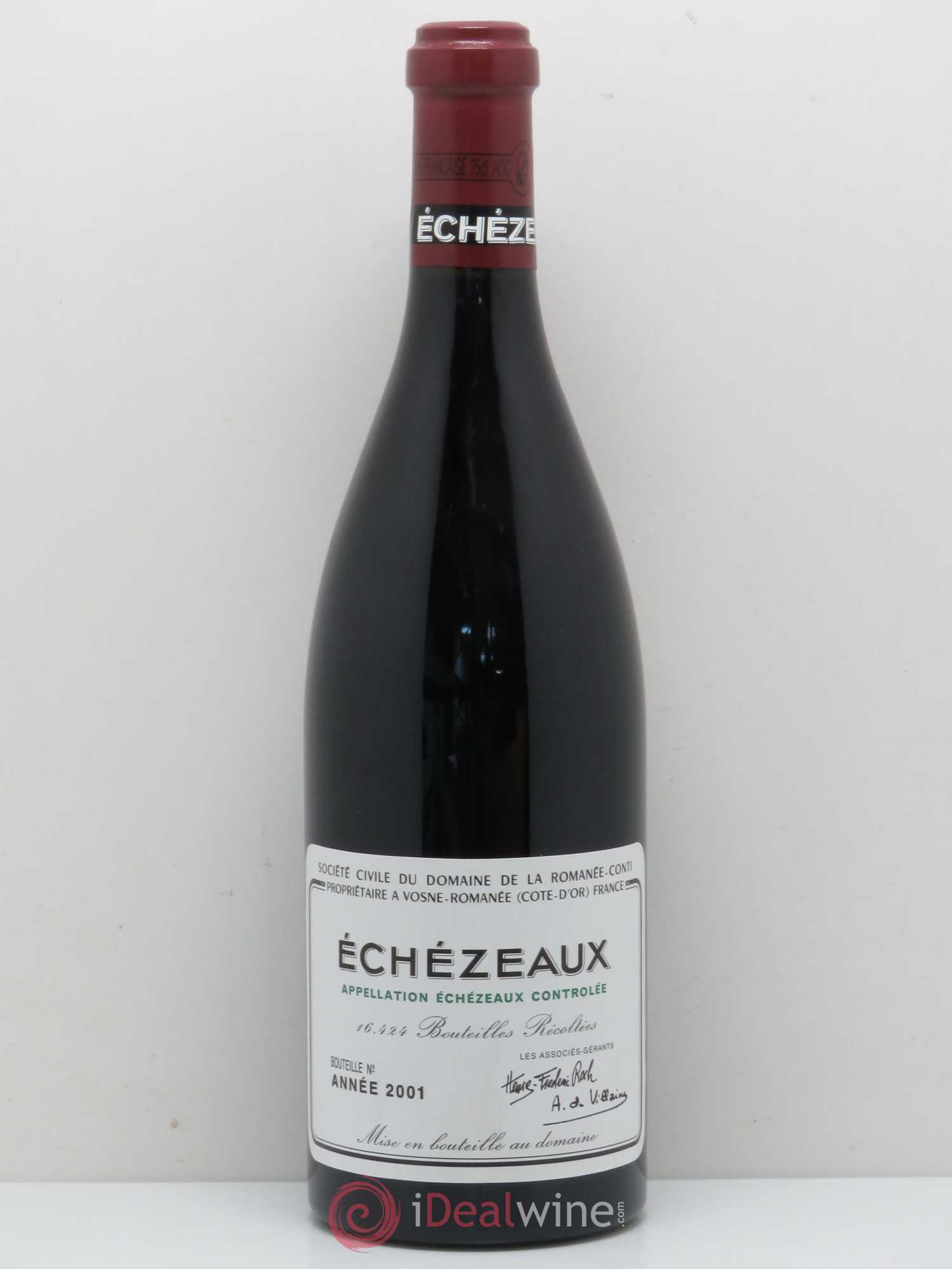 Echezeaux Grand Cru Domaine de la Romanée-Conti 2001 - Lot de 1 bouteille - 0