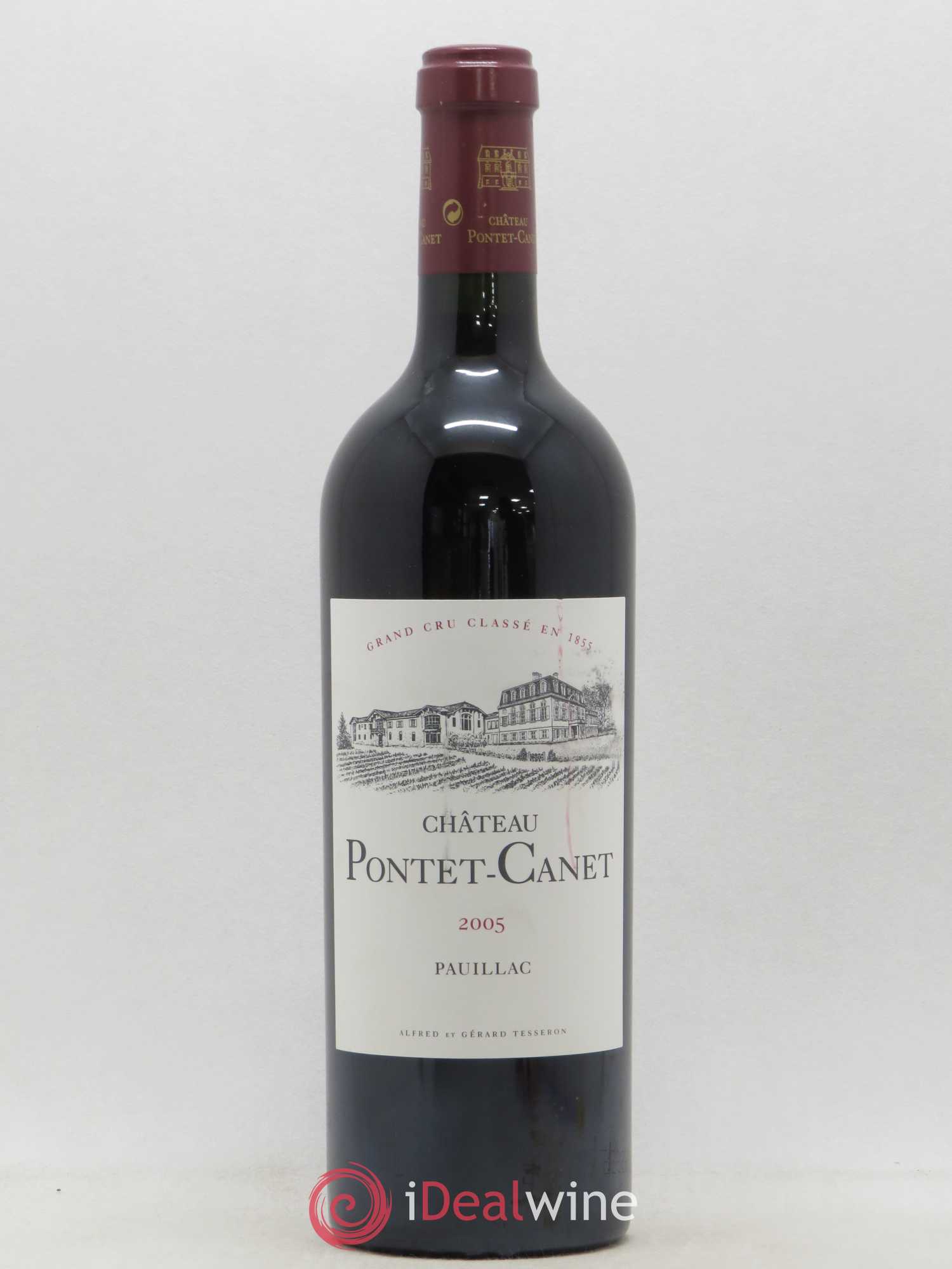 Château Pontet Canet 5ème Grand Cru Classé 2005 - Lot de 1 bouteille - 0