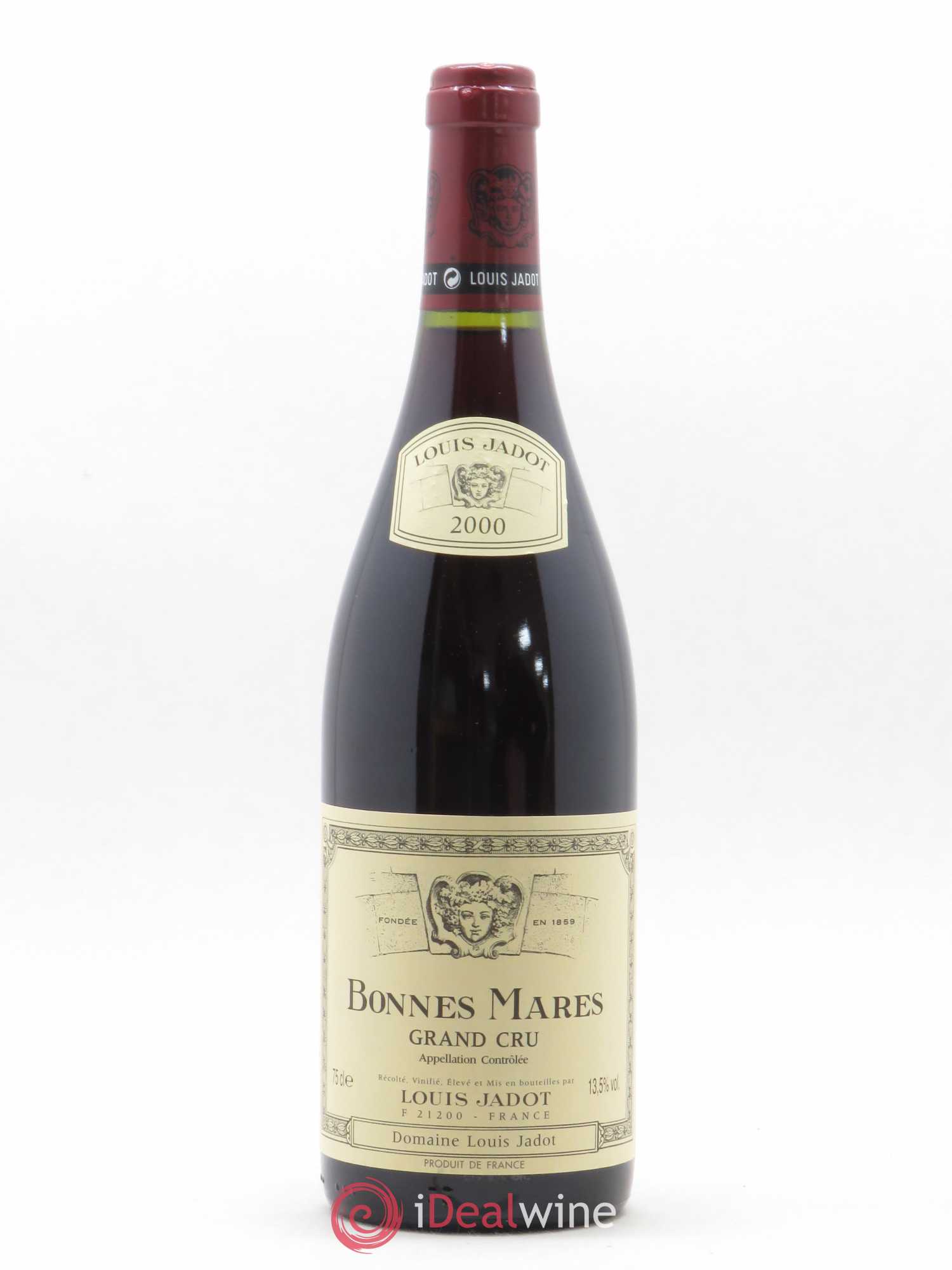 Bonnes-Mares Grand Cru Domaine Louis Jadot 2000 - Lot de 1 bouteille - 0