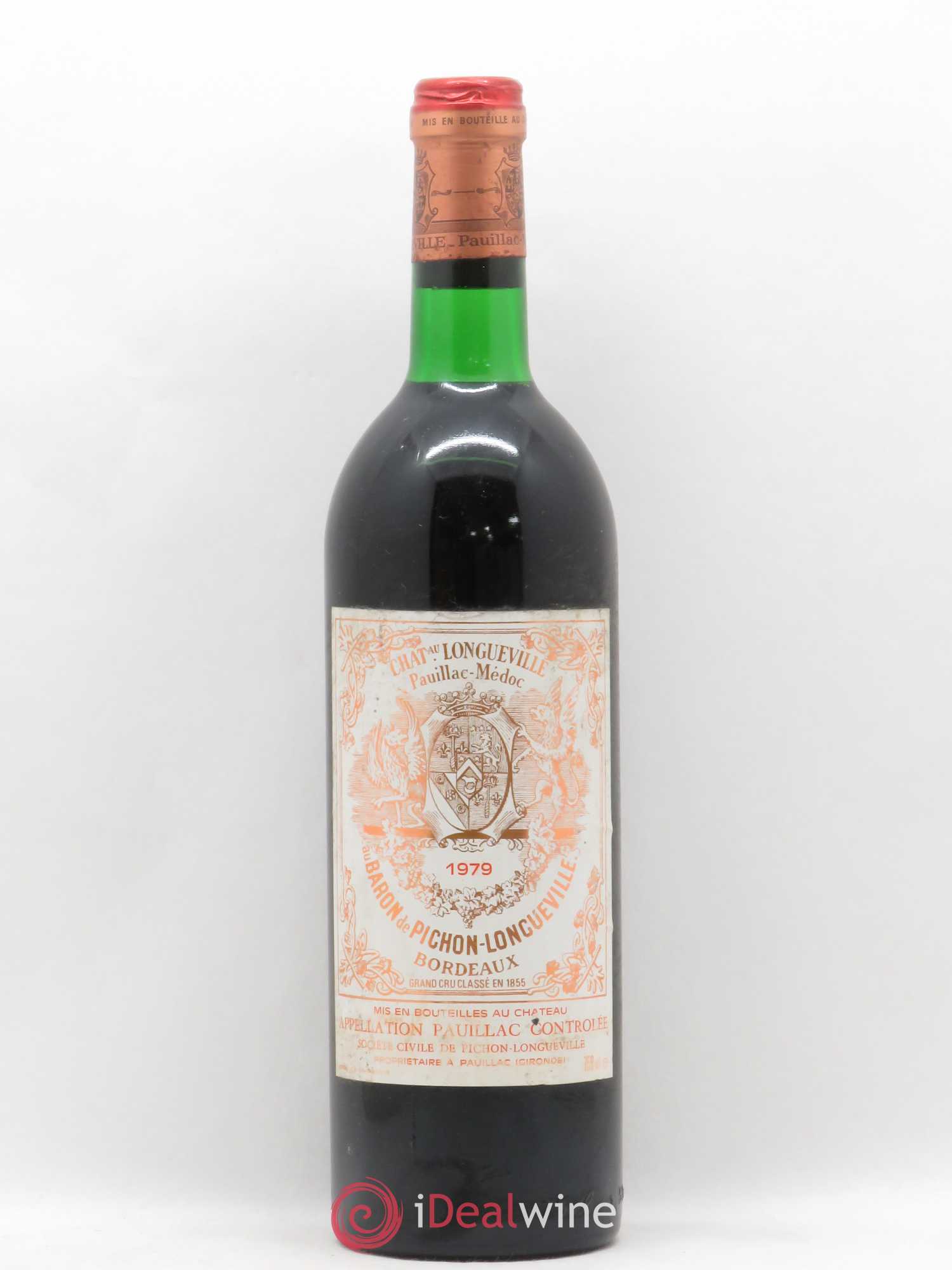 Pichon Longueville Baron 2ème Grand Cru Classé 1979 - Lot de 1 bouteille - 0