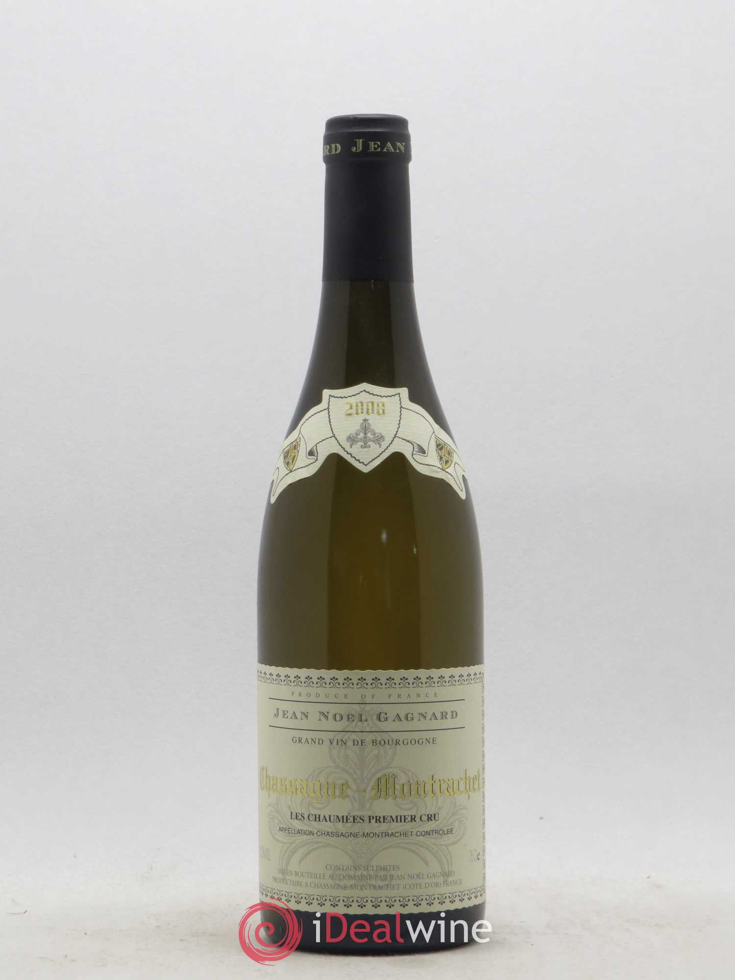 Chassagne-Montrachet 1er Cru Chaumées Jean-Noel Gagnard 2008 - Posten von 1 Flasche - 0