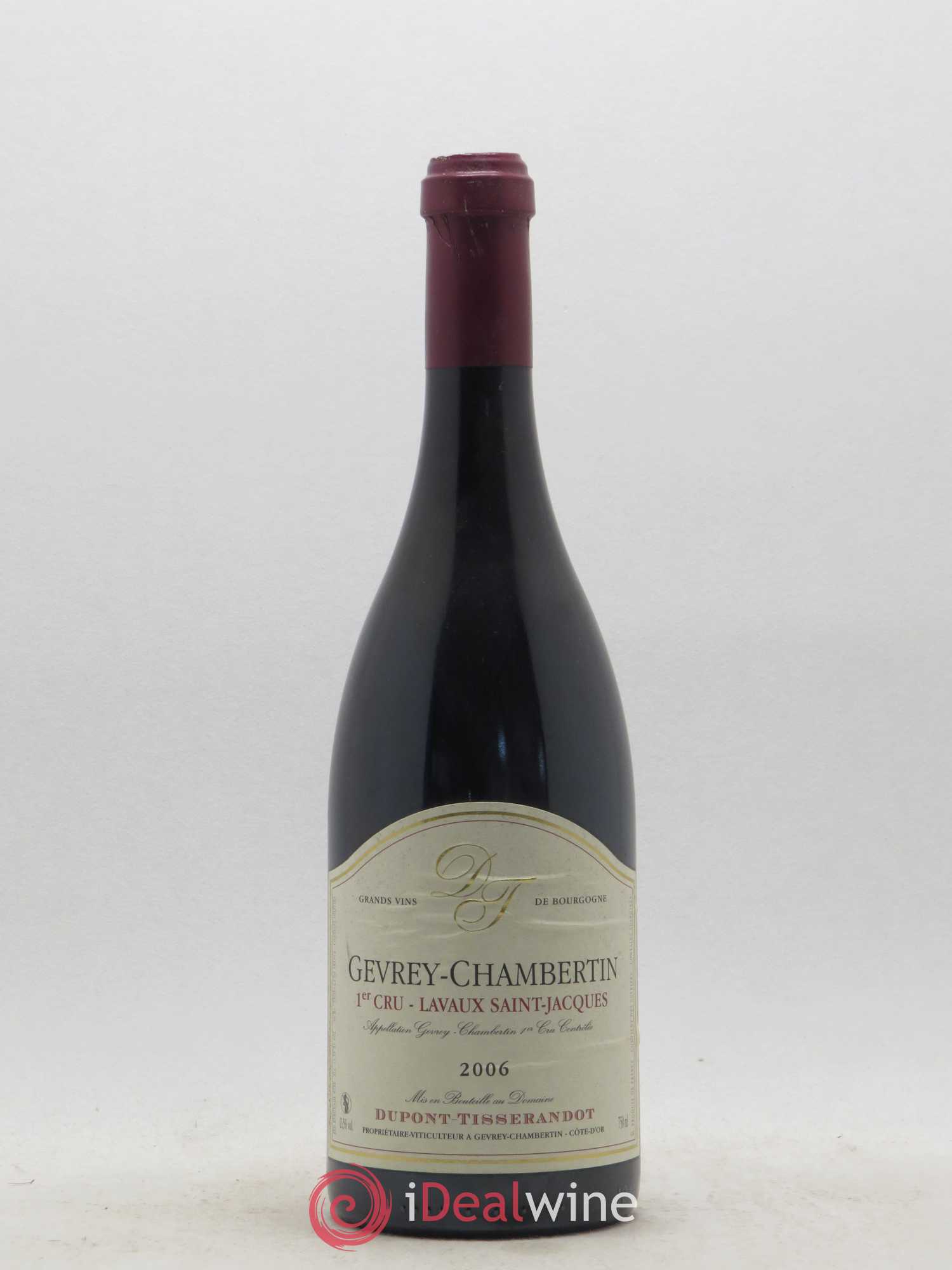 Gevrey-Chambertin 1er Cru Lavaux Saint-Jacques Dupont-Tisserandot (Domaine) 2006 - Lot de 1 bouteille - 0