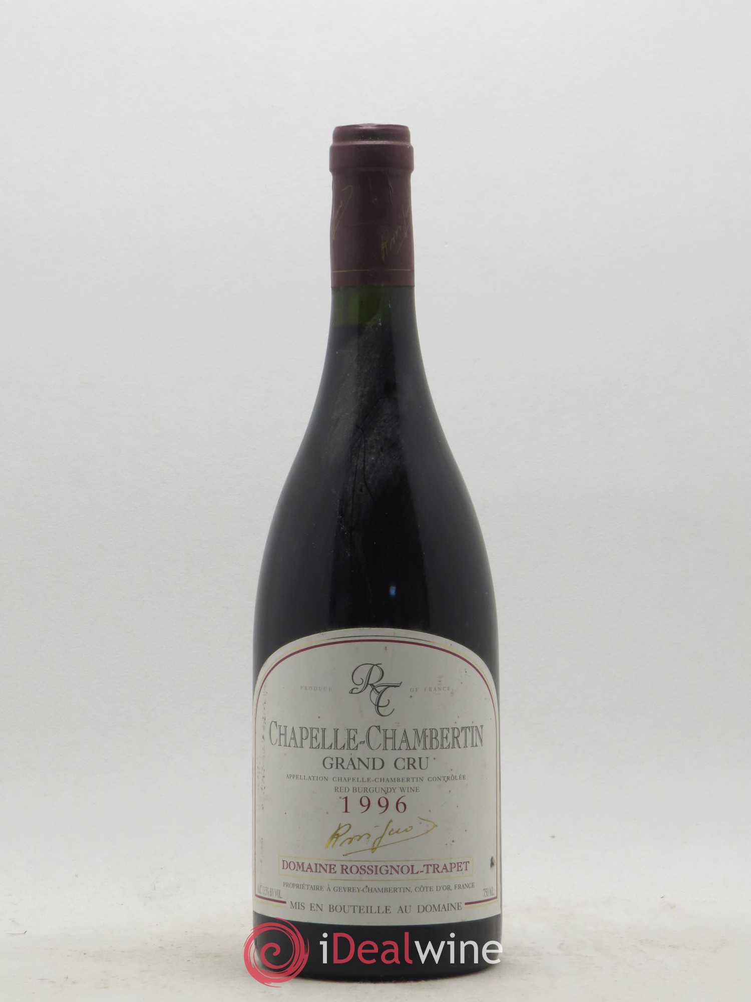 Chapelle-Chambertin Grand Cru Rossignol-Trapet (Domaine) 1996 - Lot de 1 bouteille - 0
