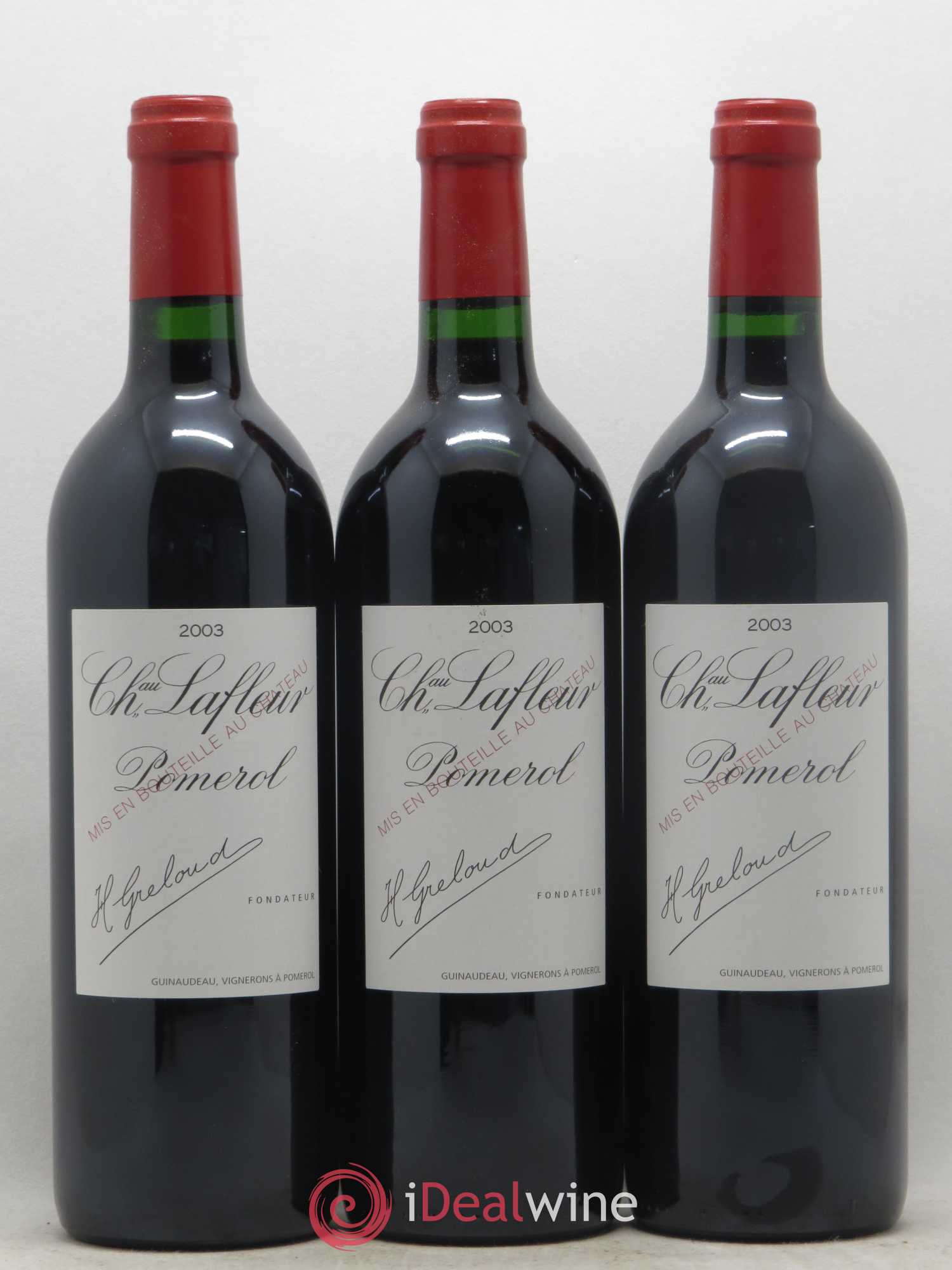 Château Lafleur 2003 - Lot de 3 bouteilles - 0