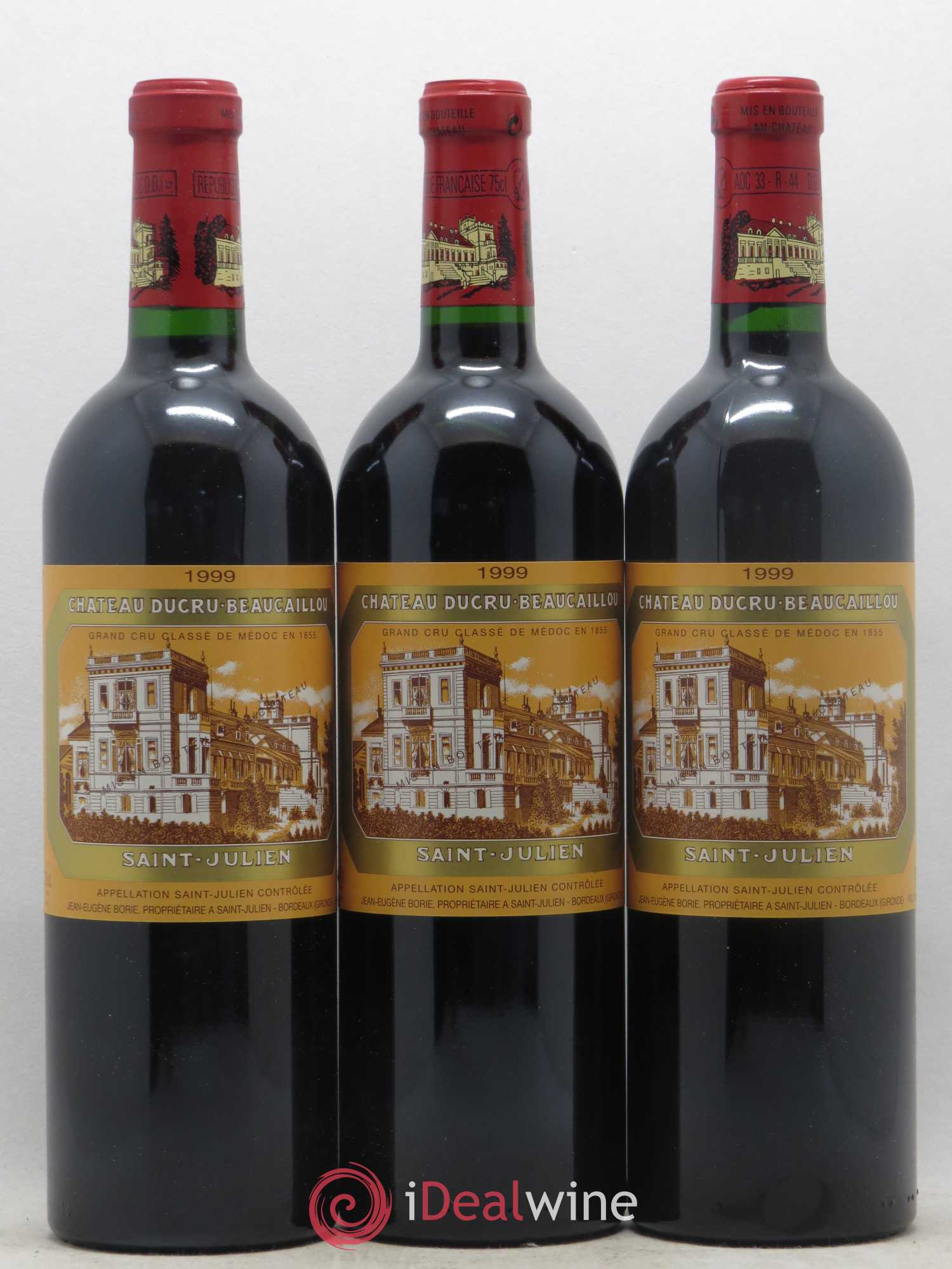 Château Ducru Beaucaillou 2ème Grand Cru Classé 1999 - Lot de 3 bouteilles - 0