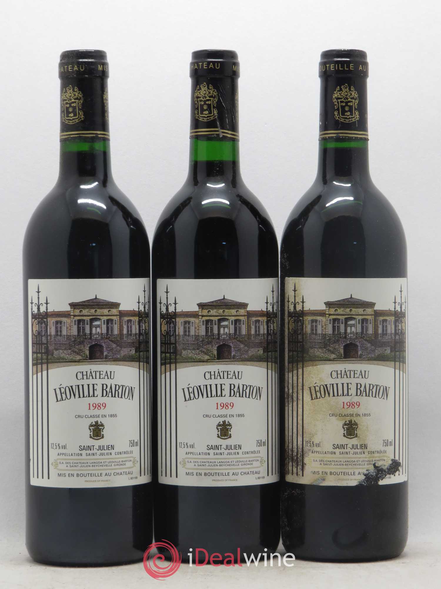 Château Léoville Barton 2ème Grand Cru Classé 1989 - Lot de 12 bouteilles - 2