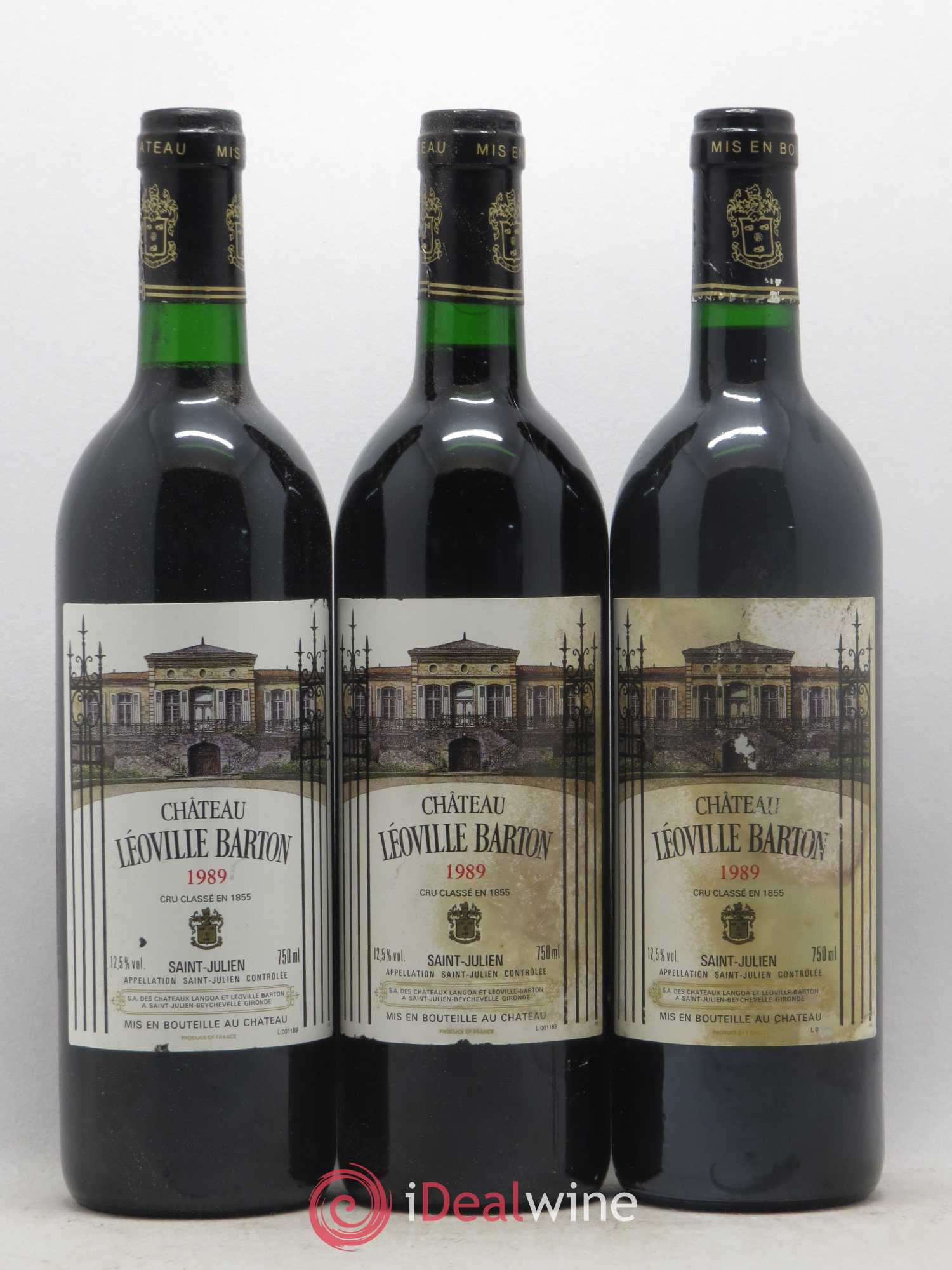Château Léoville Barton 2ème Grand Cru Classé 1989 - Lot de 12 bouteilles - 3
