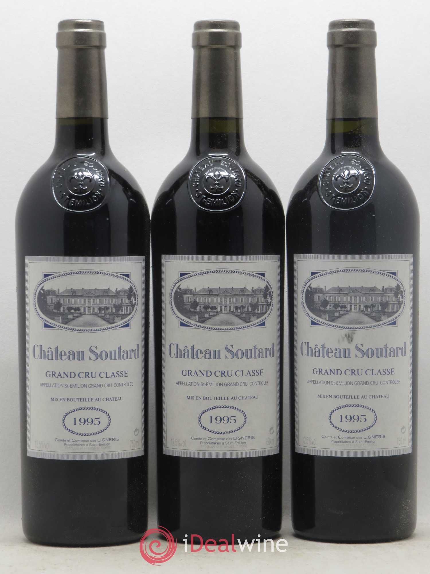 Château Soutard Grand Cru Classé 1995 - Lot de 12 bouteilles - 2