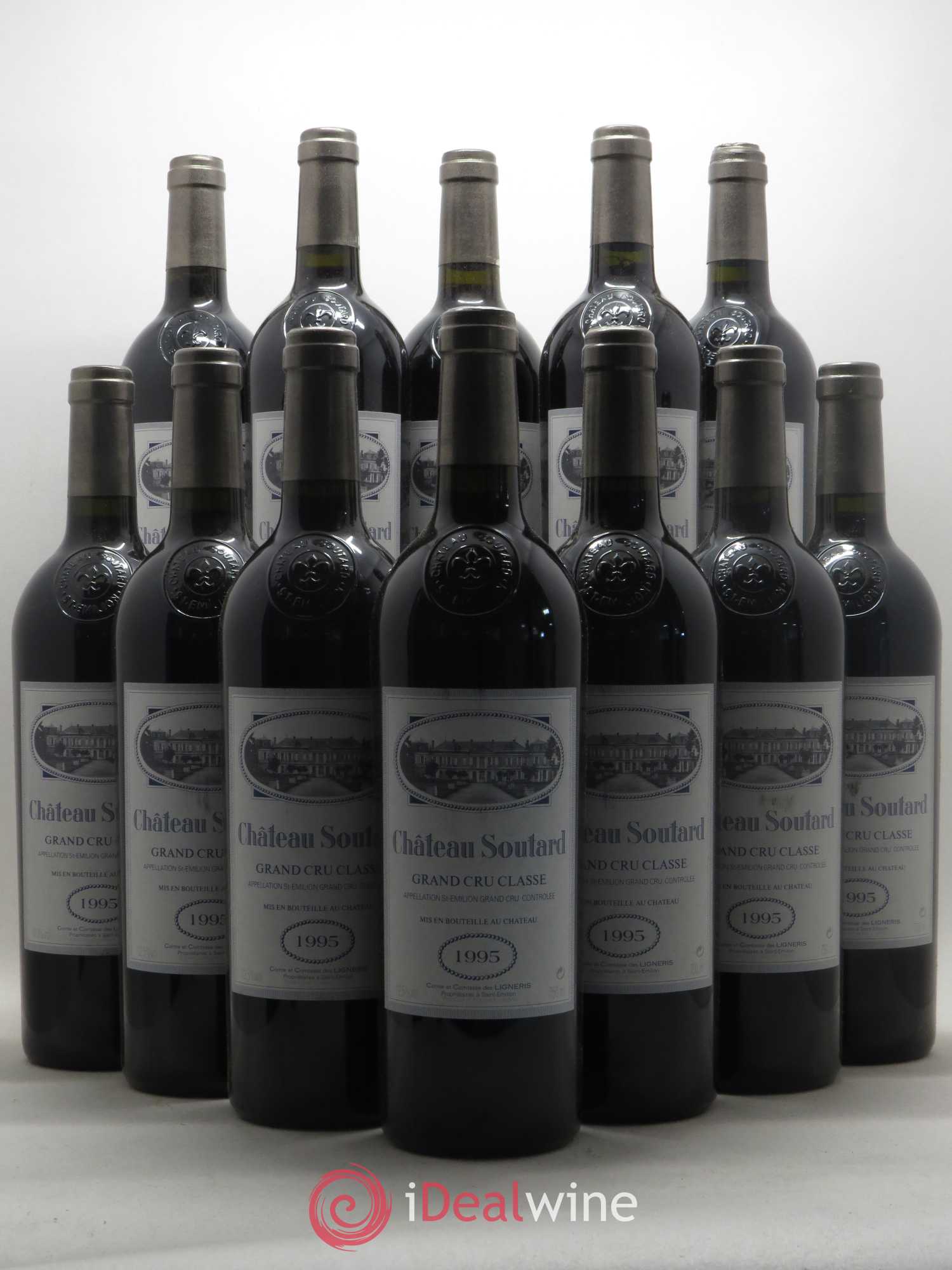 Château Soutard Grand Cru Classé 1995 - Lot de 12 bouteilles - 0