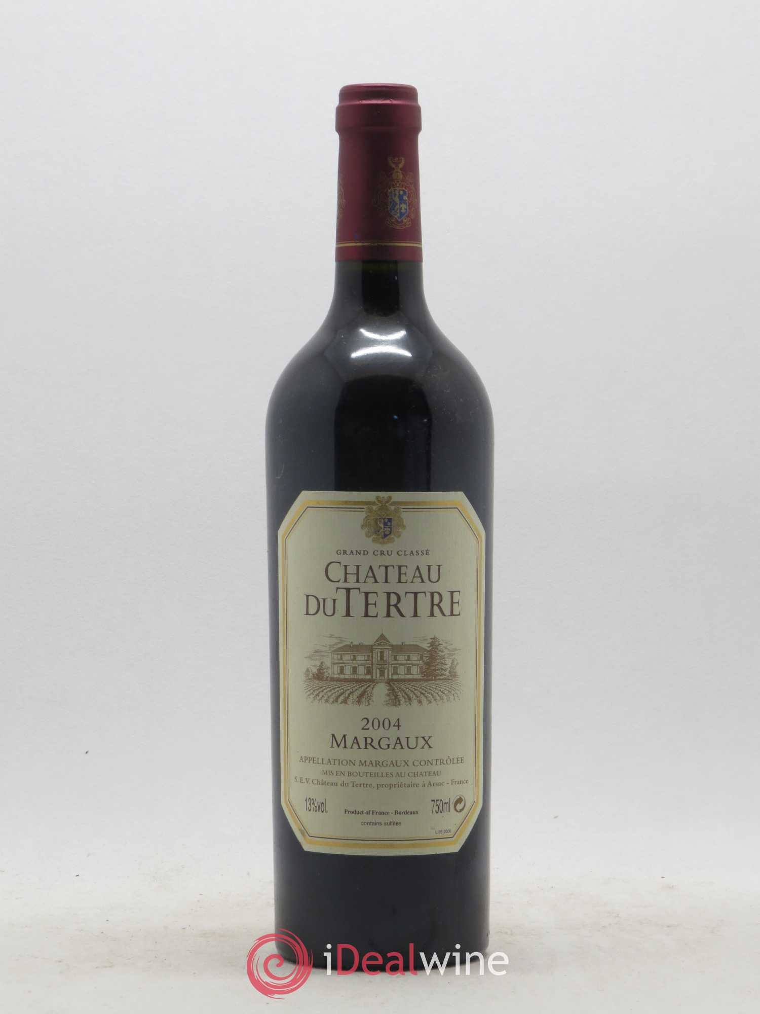Château du Tertre 5ème Grand Cru Classé 2004 - Lot de 1 bouteille - 0
