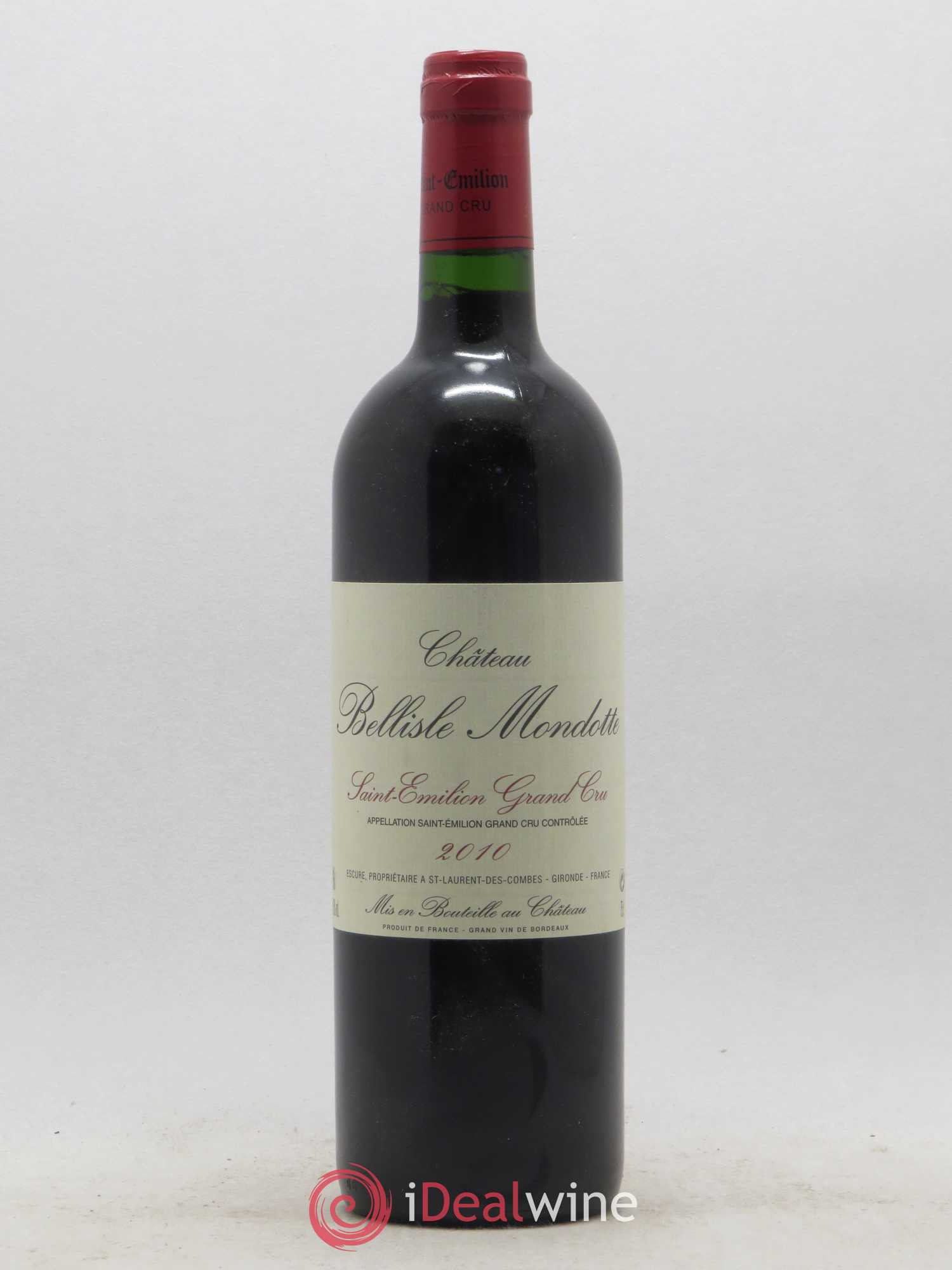 Château Bellisle Mondotte 2010 - Lot de 1 bouteille - 0