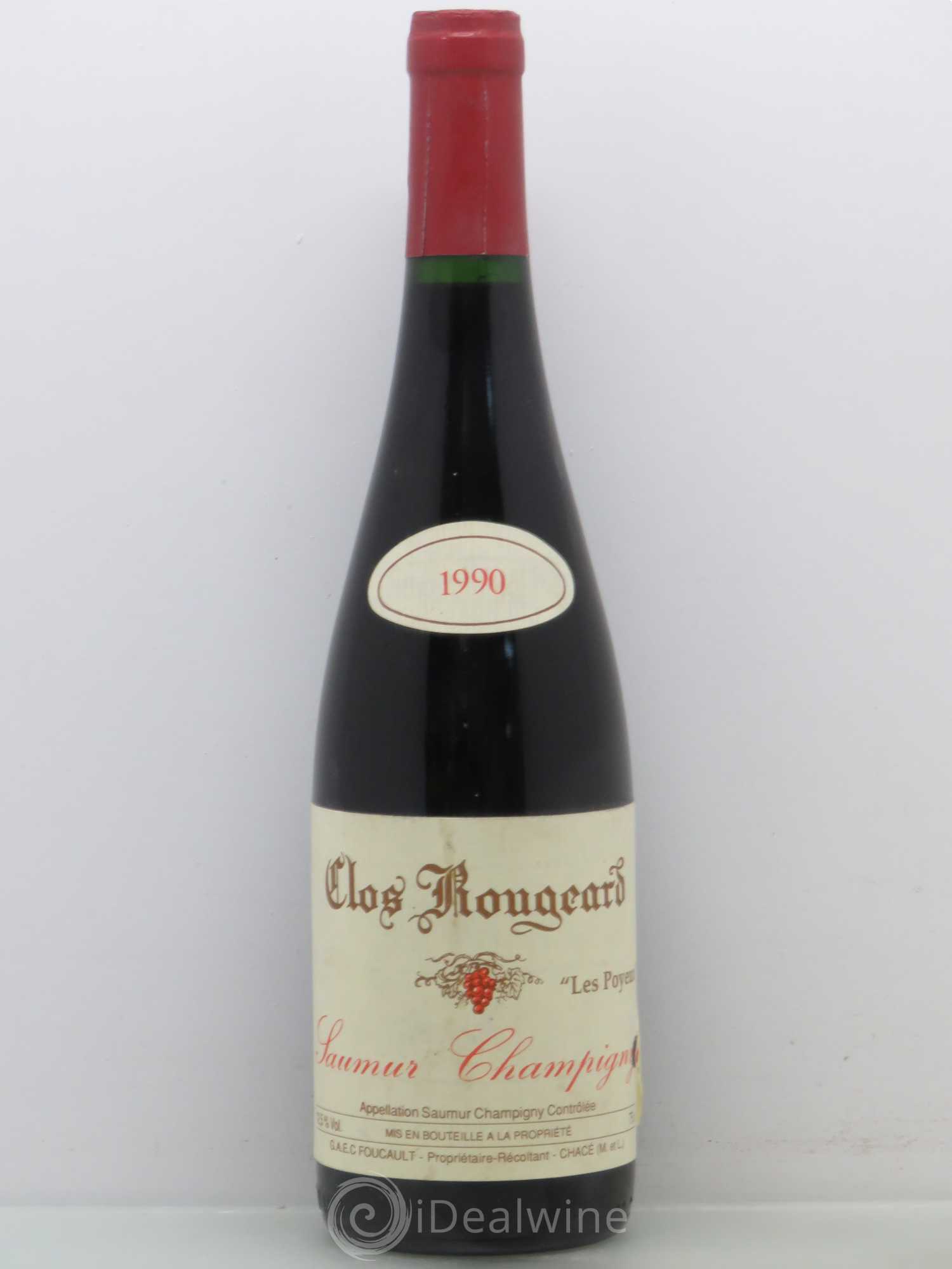 Saumur-Champigny Les Poyeux Clos Rougeard 1990 - Lot de 1 bouteille - 0